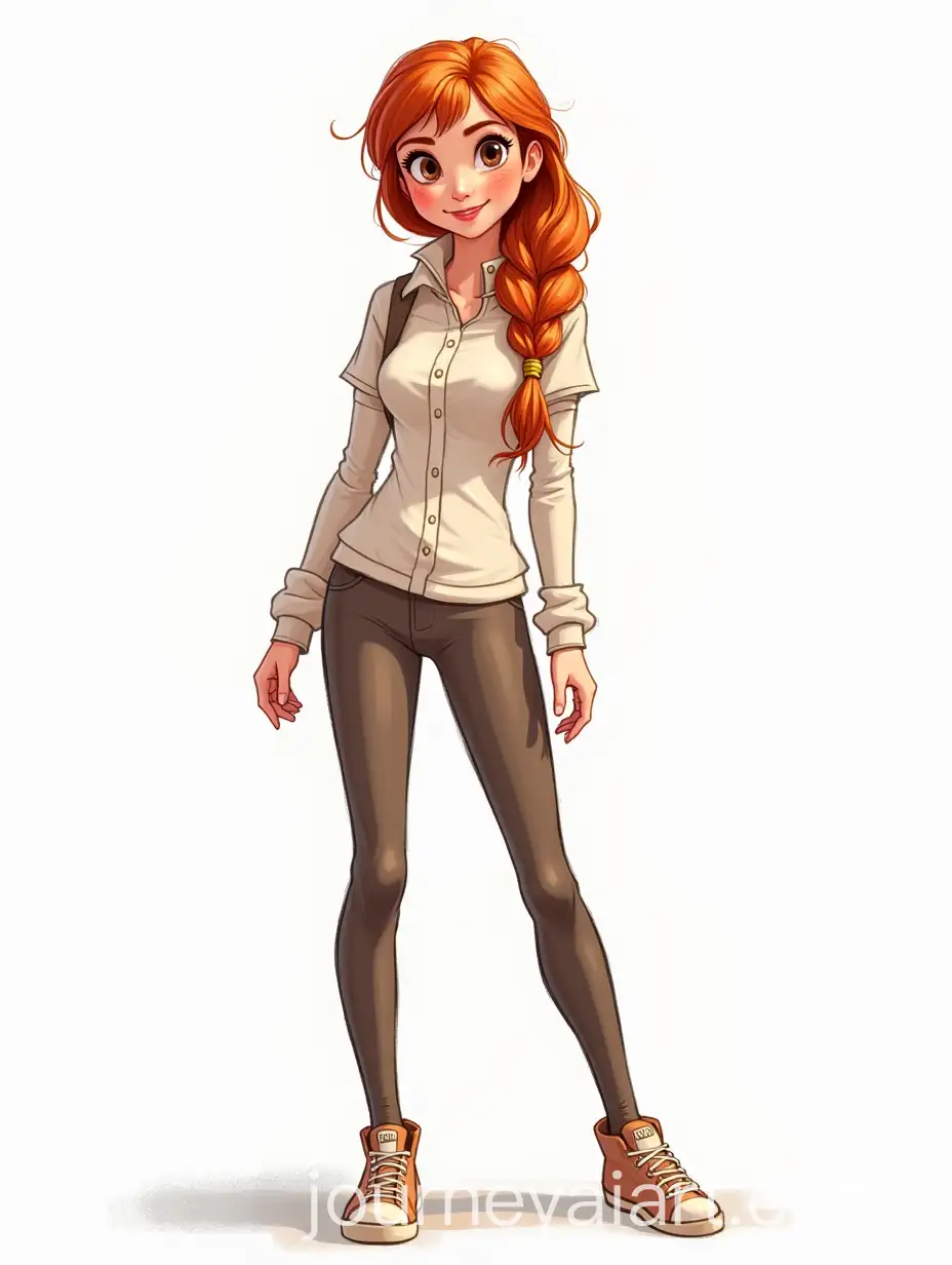 Redhead-Anna-from-Disneys-Frozen-in-College-Attire-on-White-Background