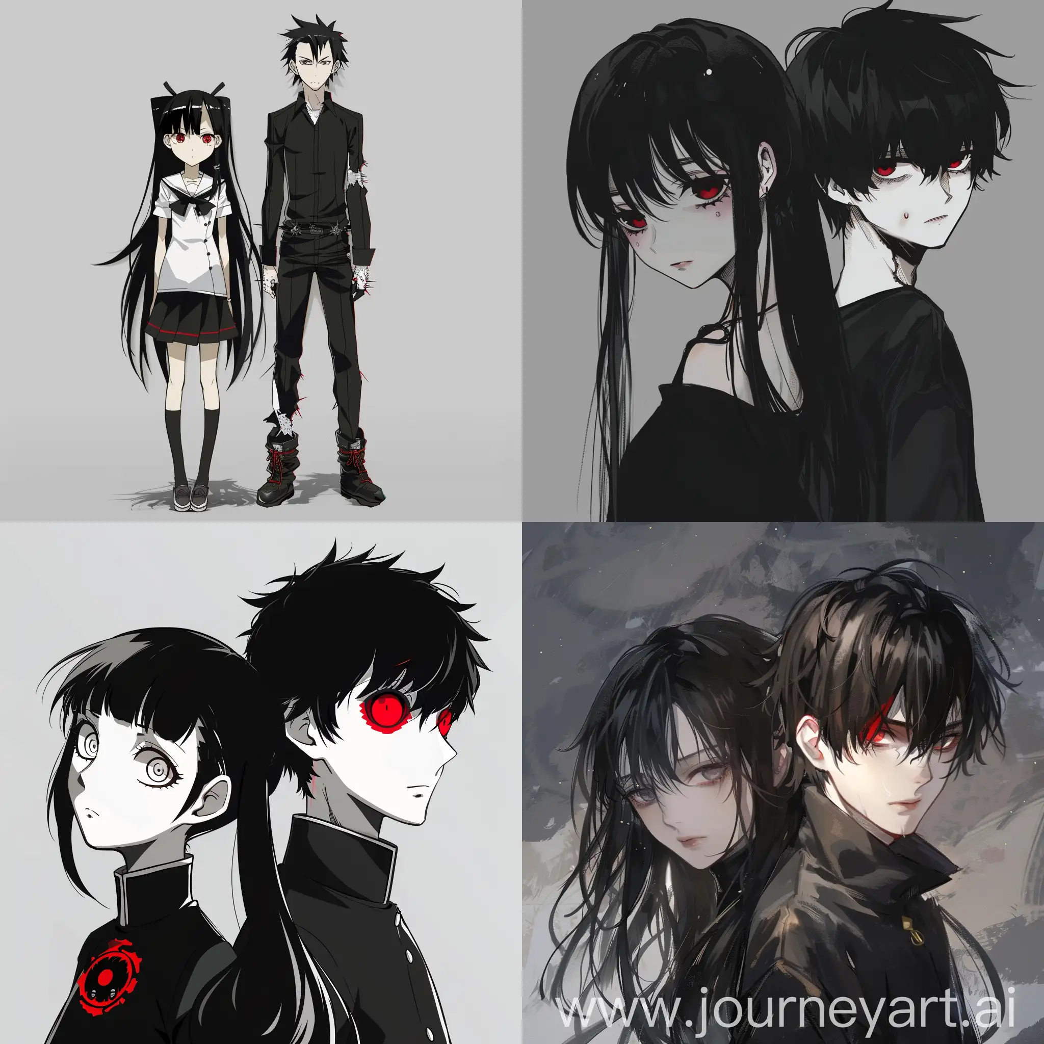 Anime-Style-Characters-Girl-and-Boy-with-Unique-Eye-Colors