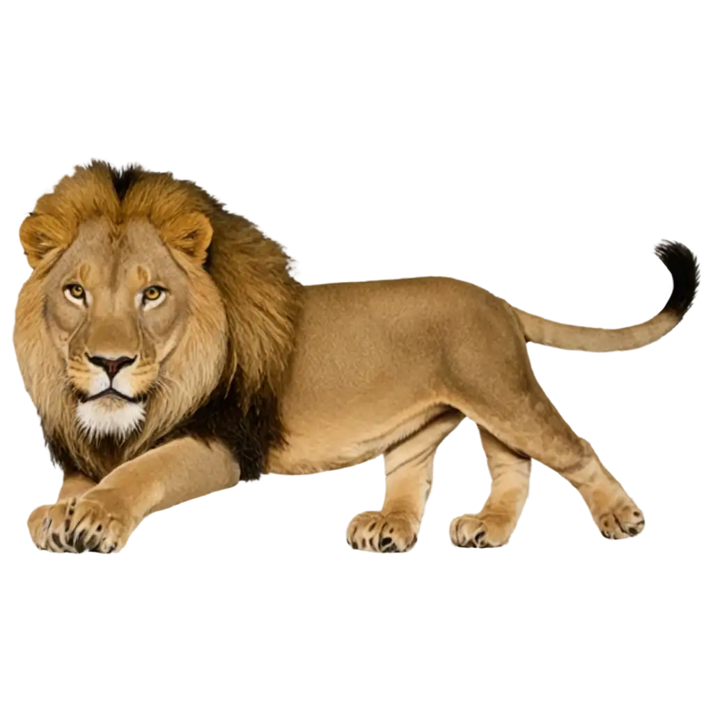 Majestic-Lion-PNG-Captivating-Wildlife-Illustration-for-Online-Content