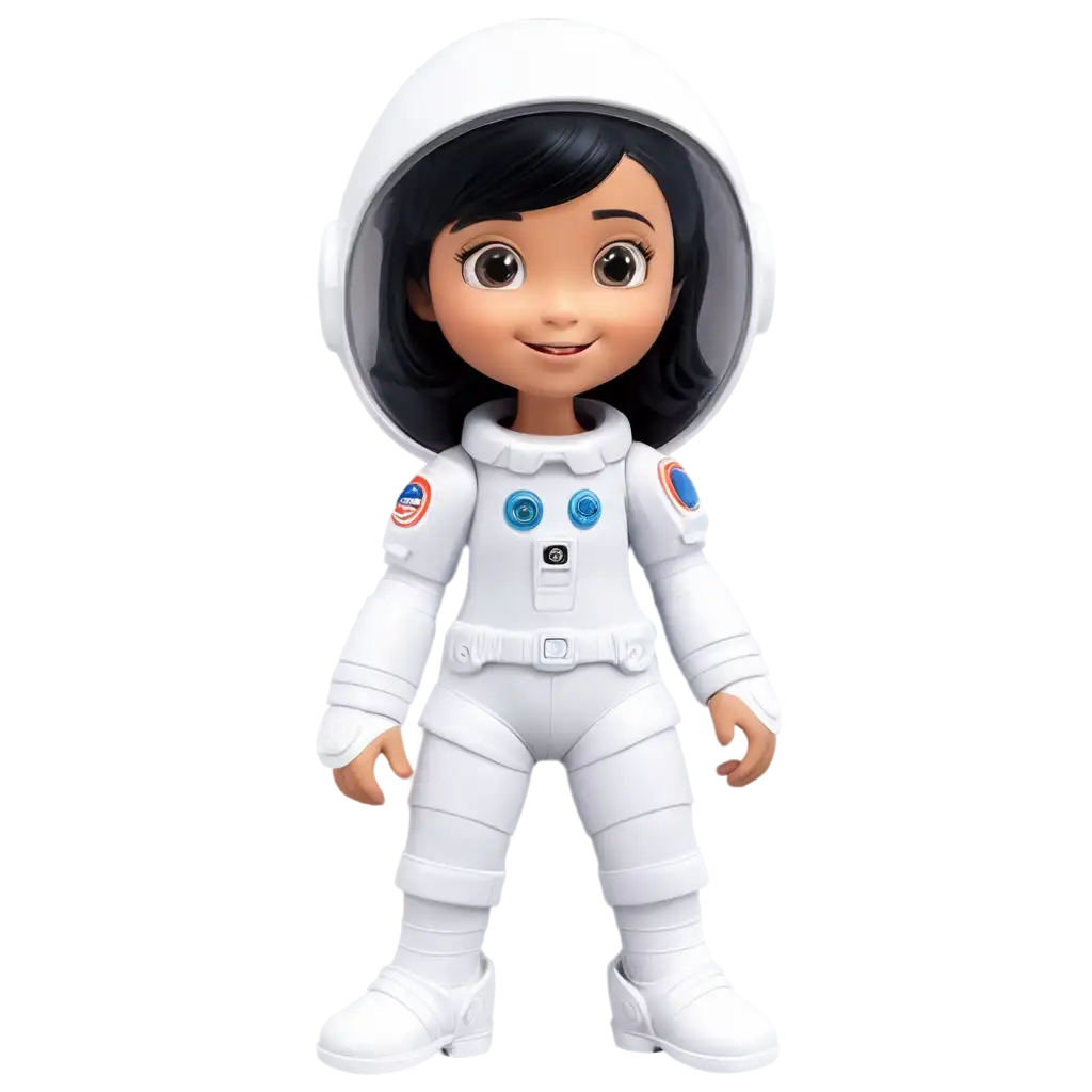 Astronaut-Girl-PNG-Image-EcoFriendly-Plastic-and-Recycled-Materials-Art