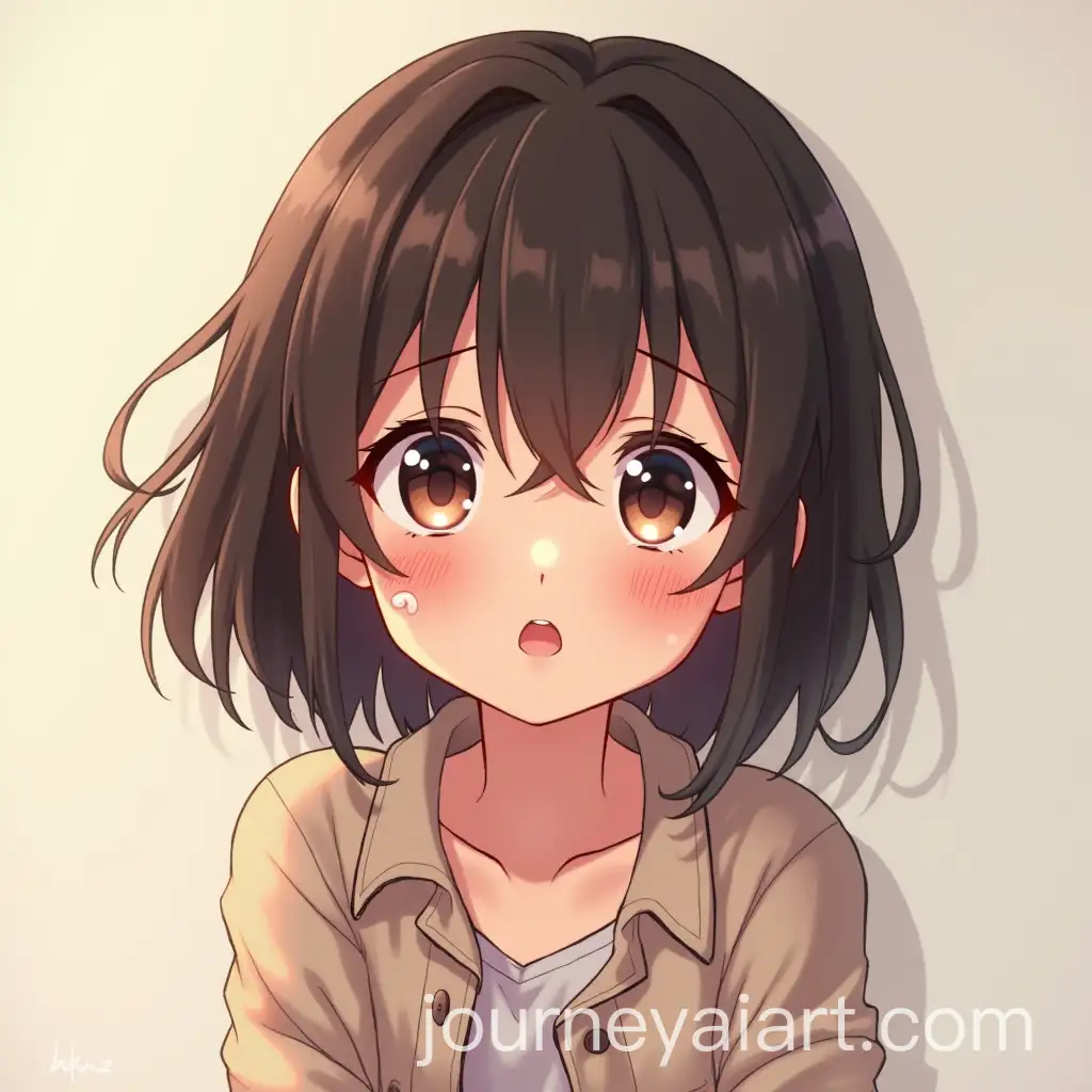 Anime-Girl-Smiling-with-Sweating