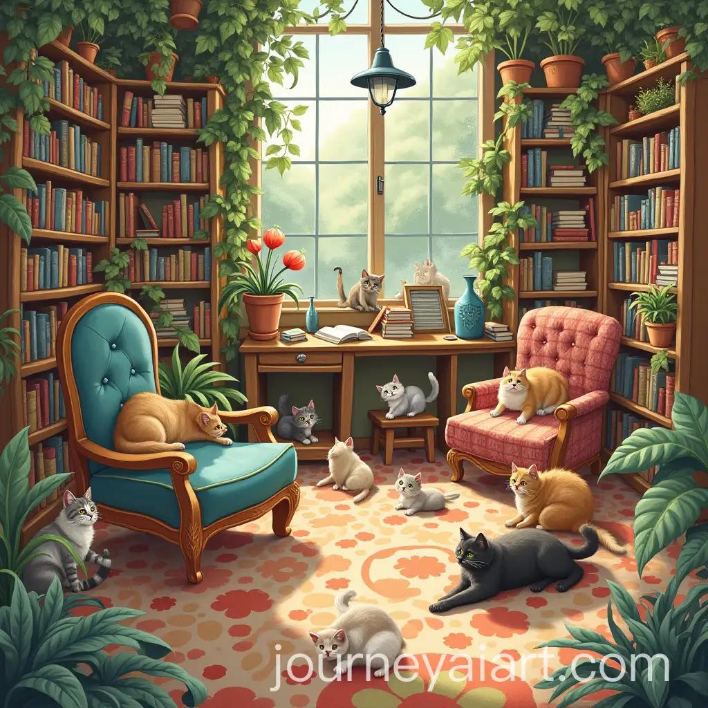 Hidden-Cats-in-Cozy-Bookstore-or-Garden-Scene-with-Detailed-and-Warm-Atmosphere