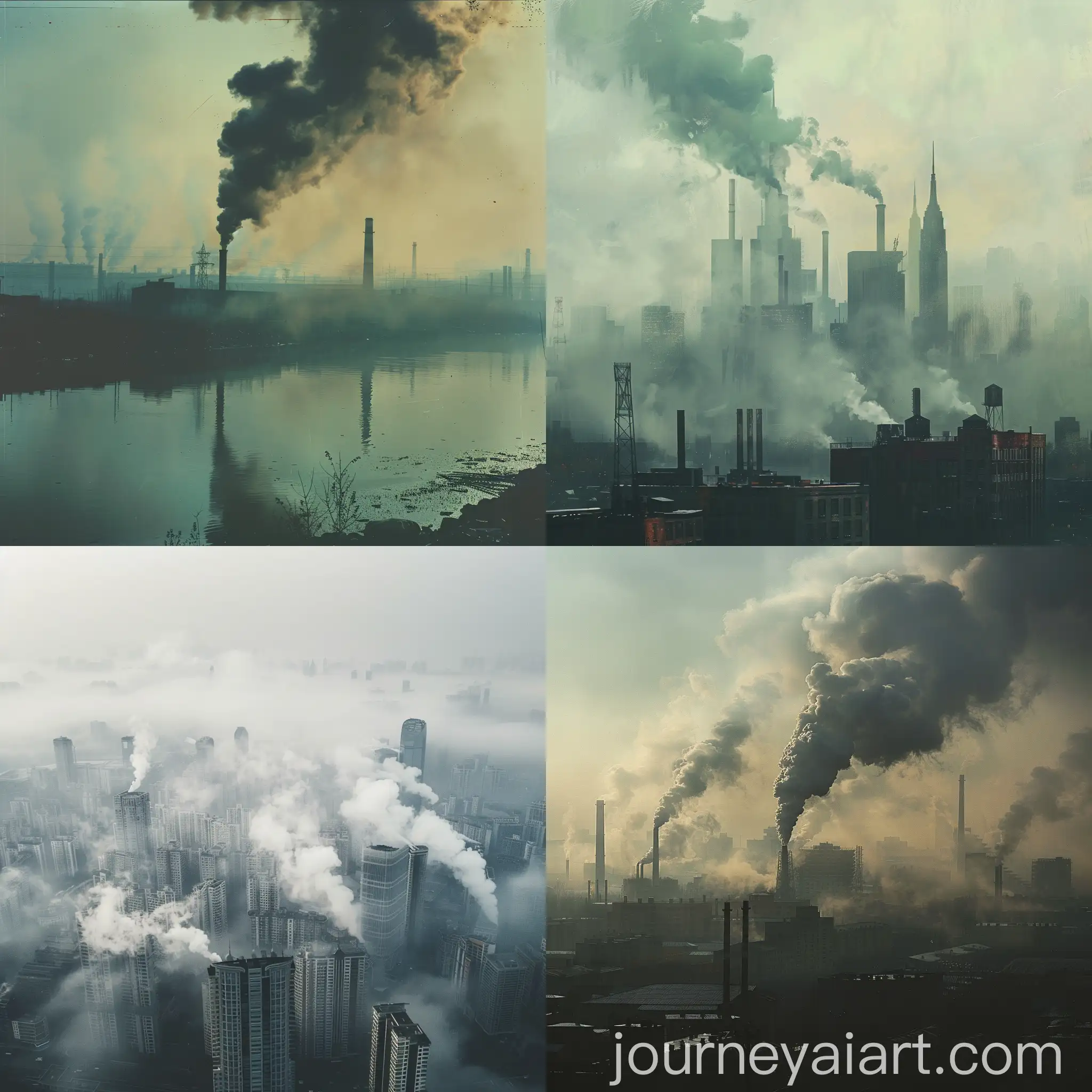 Urban-Air-Pollution-with-Industrial-Smokestacks