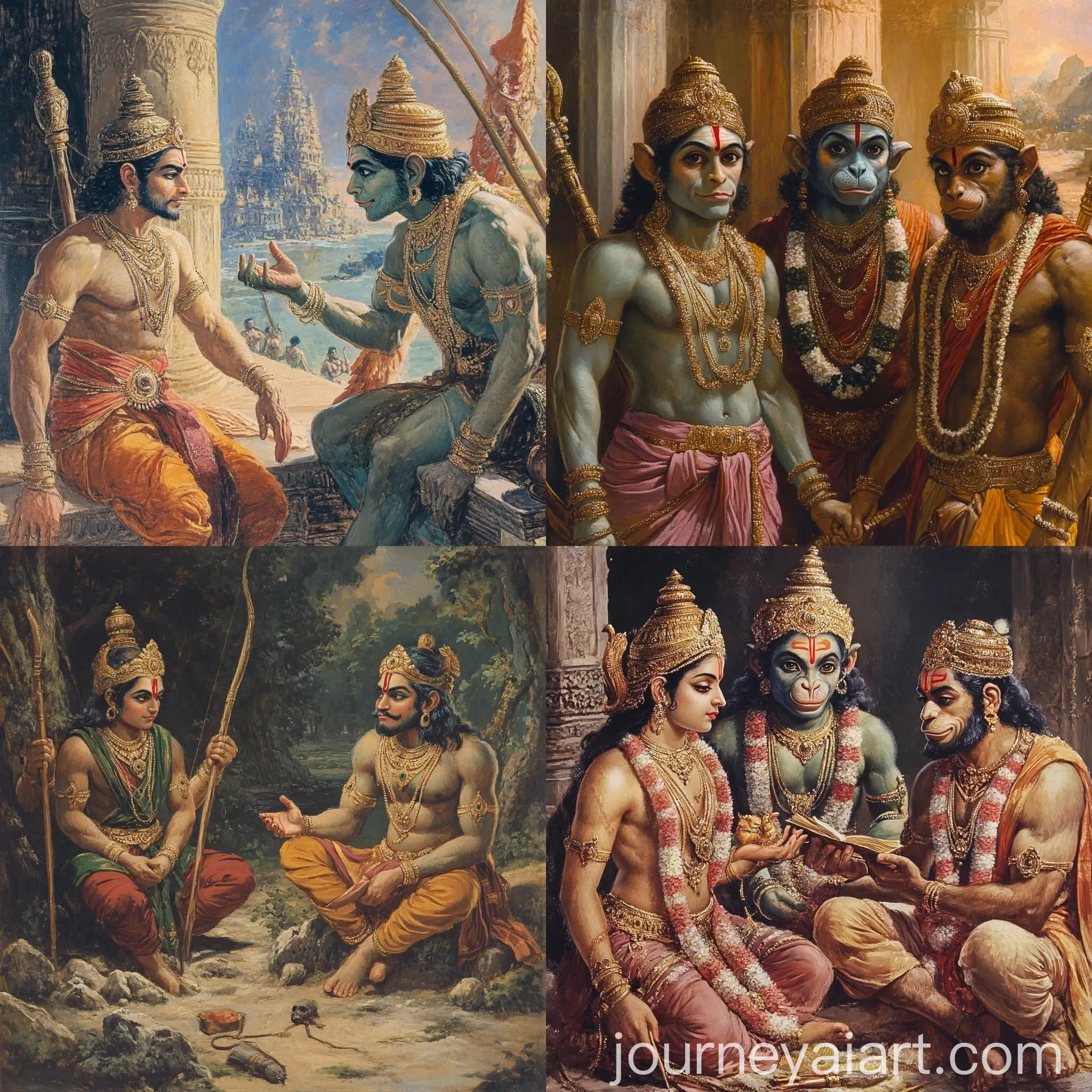 Ram-Sita-Laxman-and-Hanuman-in-Ramayan