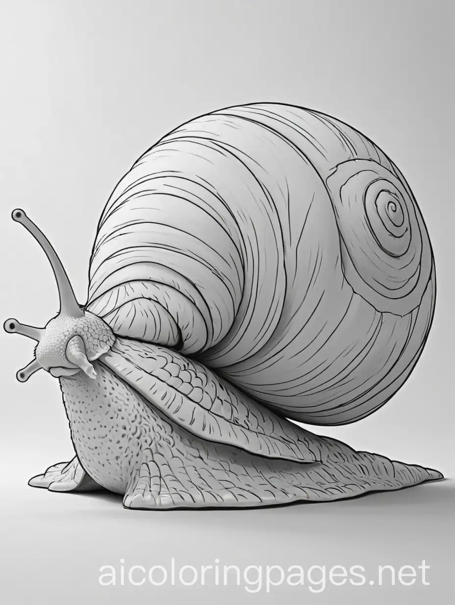 Snail-Coloring-Page-for-Kids-Simple-Line-Art-on-White-Background