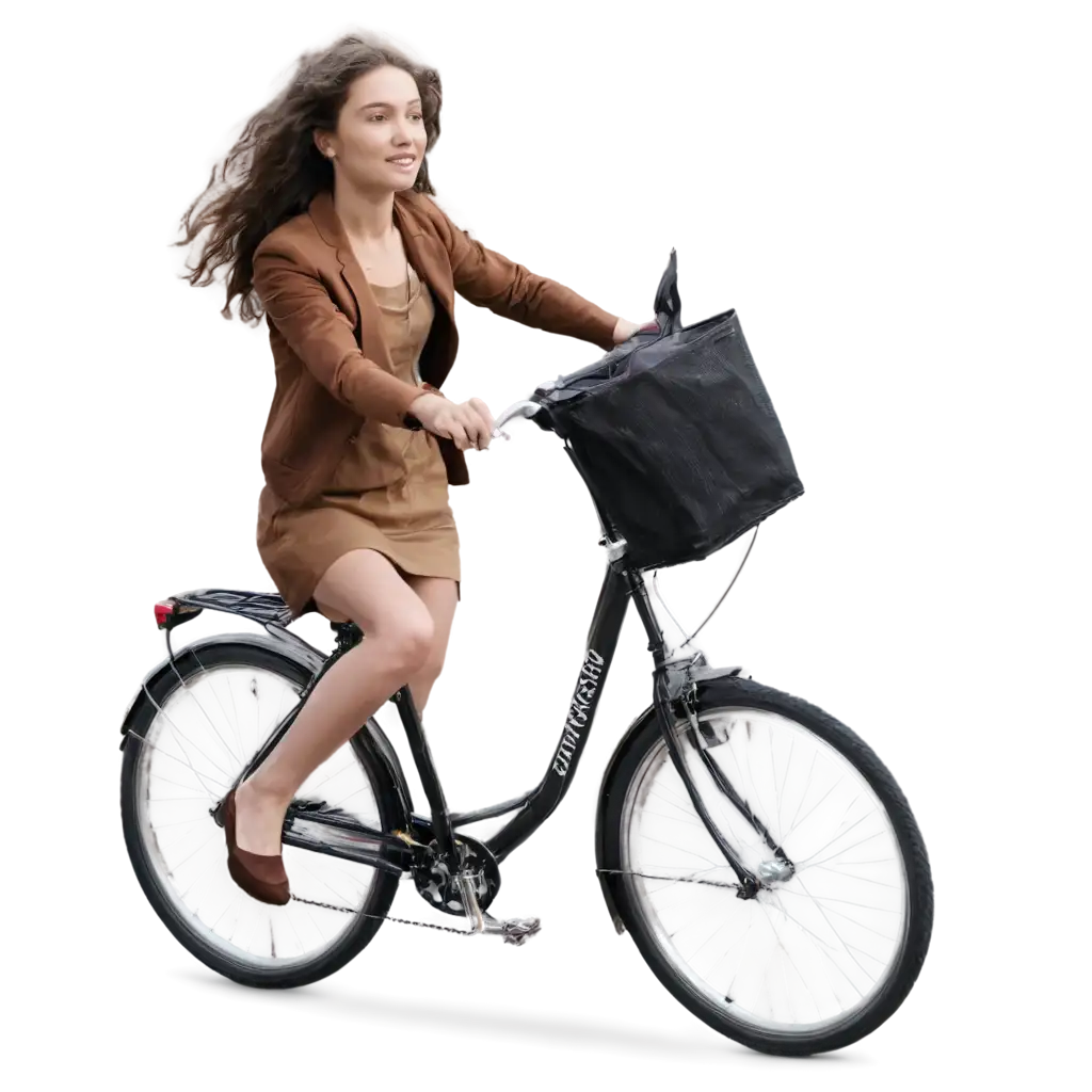 Girl-on-a-Bicycle-PNG-Image-Capturing-Serenity-and-Motion