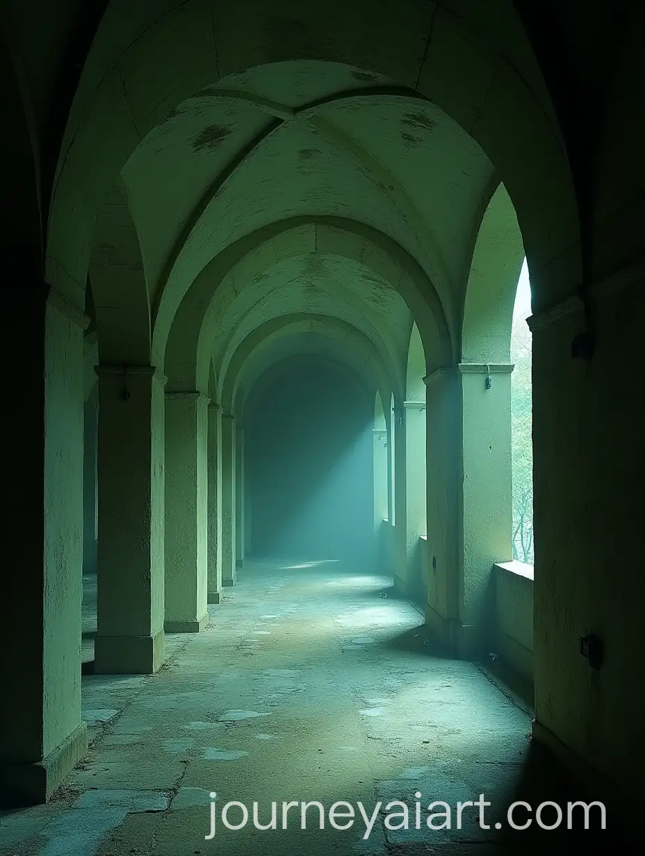 Mystical-French-Underground-Gallery-with-Arched-Stone-Architecture