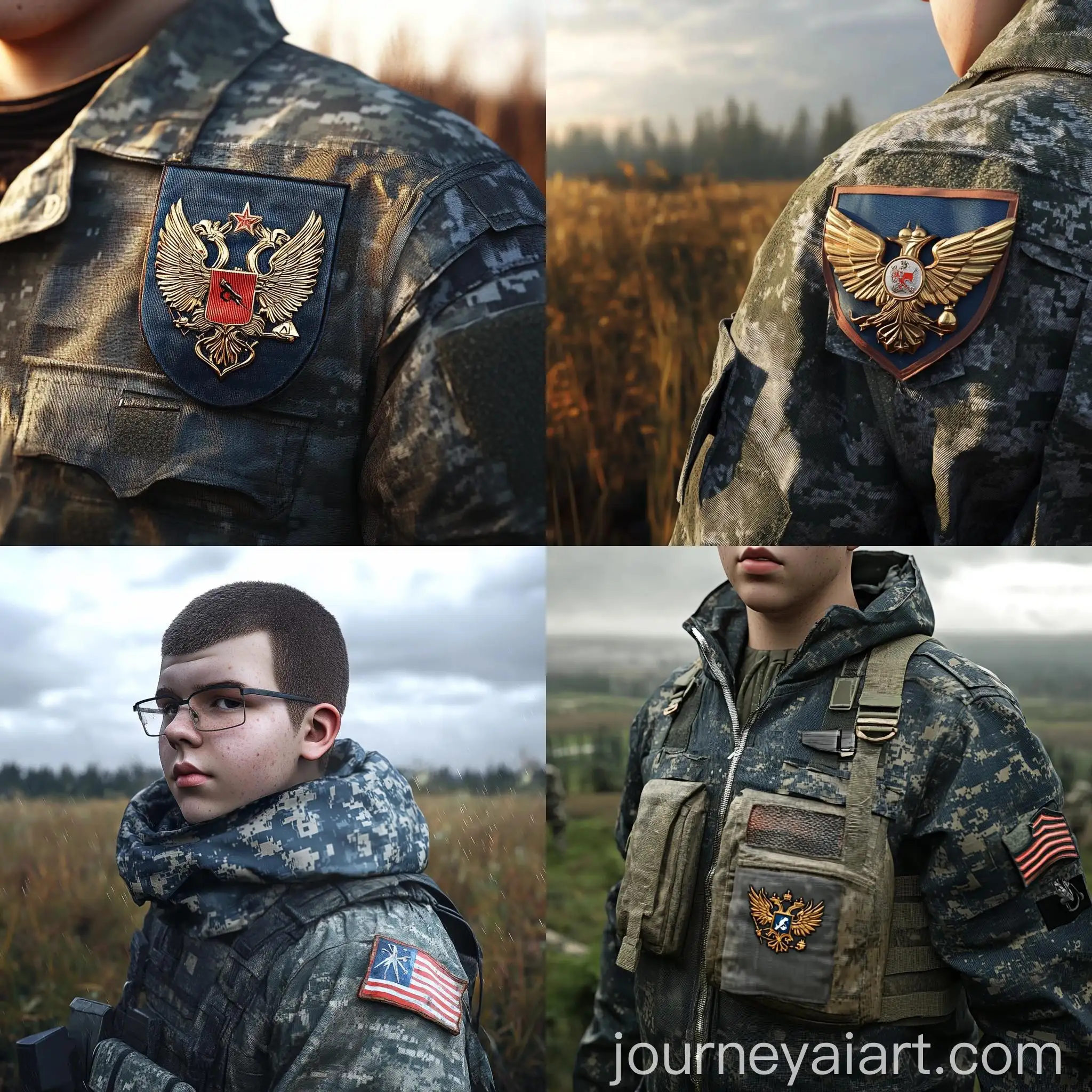 Russian-Flag-Emblem-in-Military-Field-Realistic-3D-Render