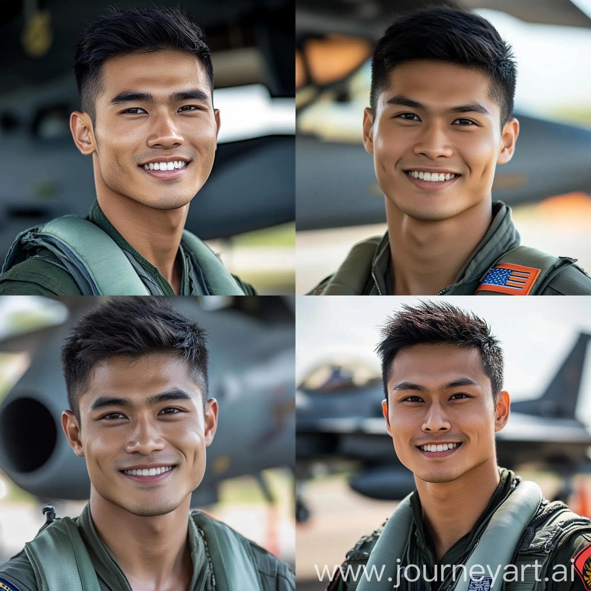 Thai-Air-Force-Pilot-in-F5A-Fighter-Aircraft