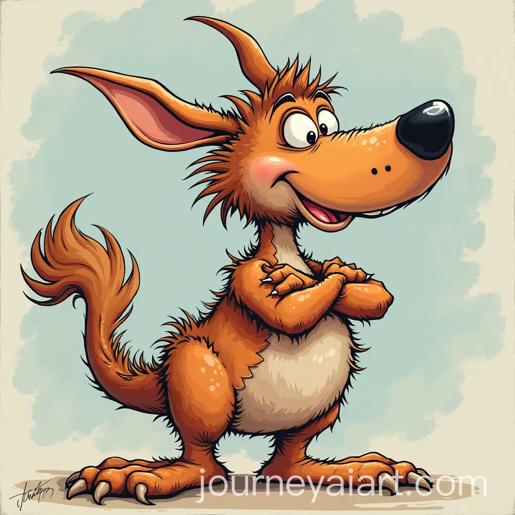 Caricature-Portrait-of-a-Fun-Character-in-Vibrant-Colors