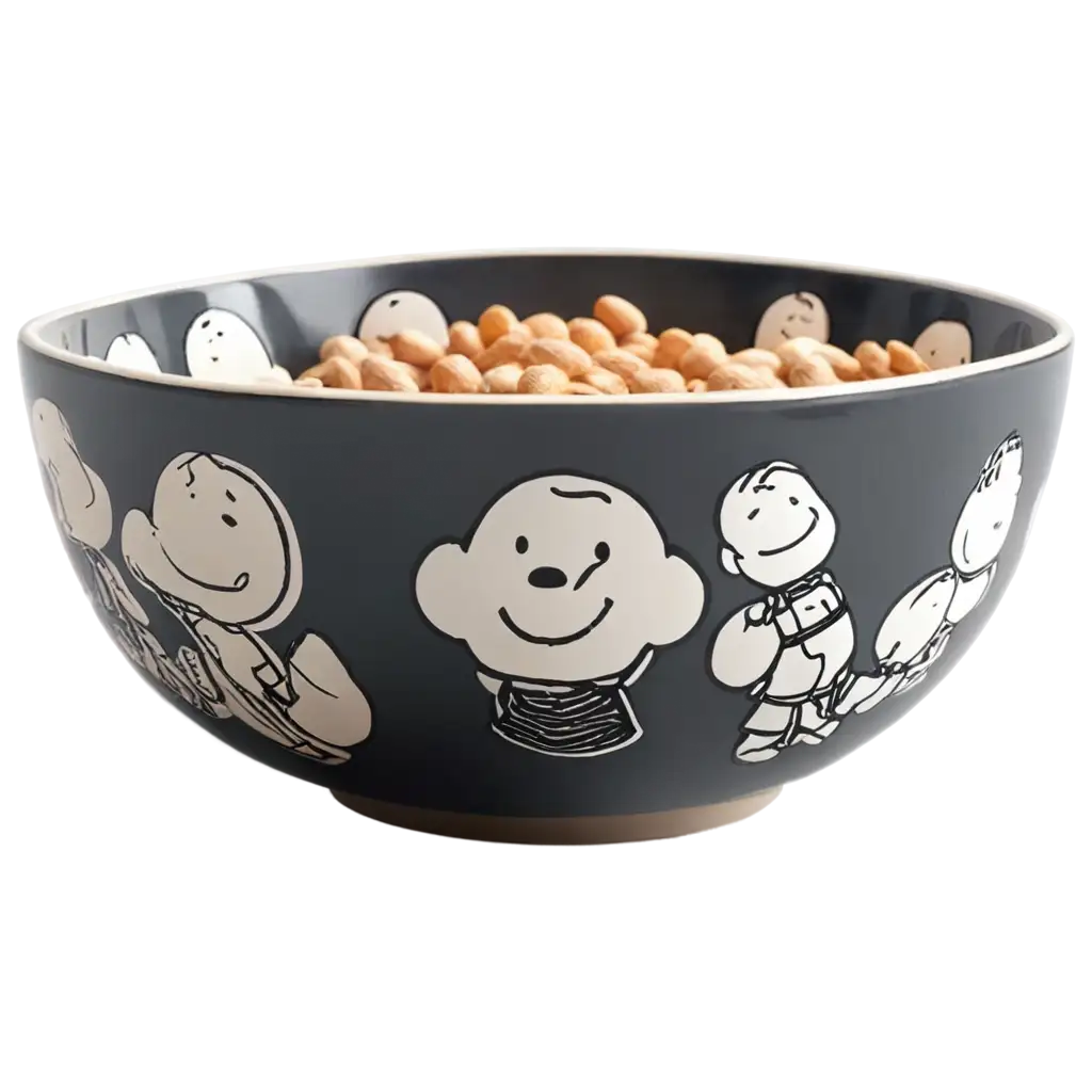 High-Graphics-Peanuts-Bowl-PNG-Image-for-Versatile-Use