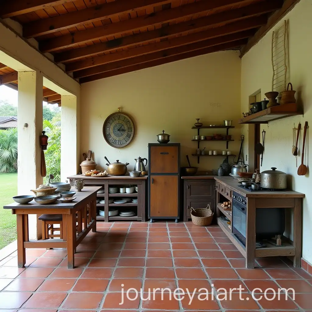 Traditional-Thai-Dessert-Kitchen-with-Eastern-Retro-Style
