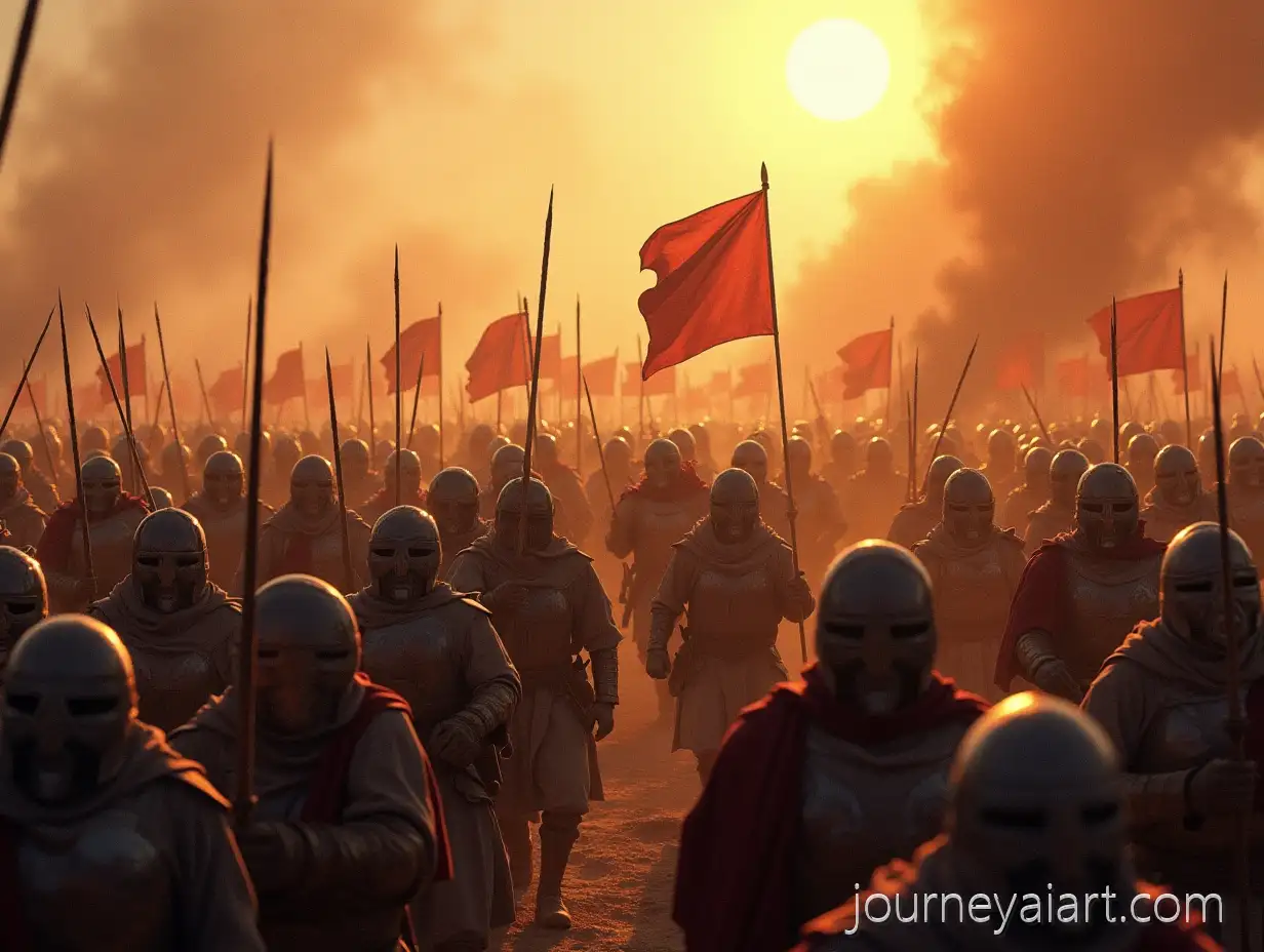 Dramatic-Battle-of-Yarmouk-Day-Yarmouk-battle-scene1-Byzantine-vs-Muslim-Forces-Clash