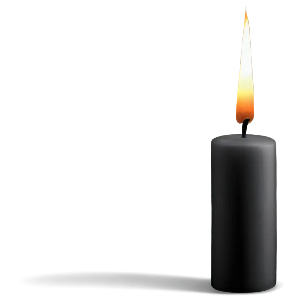 PNG-Image-of-a-Candle-in-the-Dark-Illuminating-Moments-of-Serenity