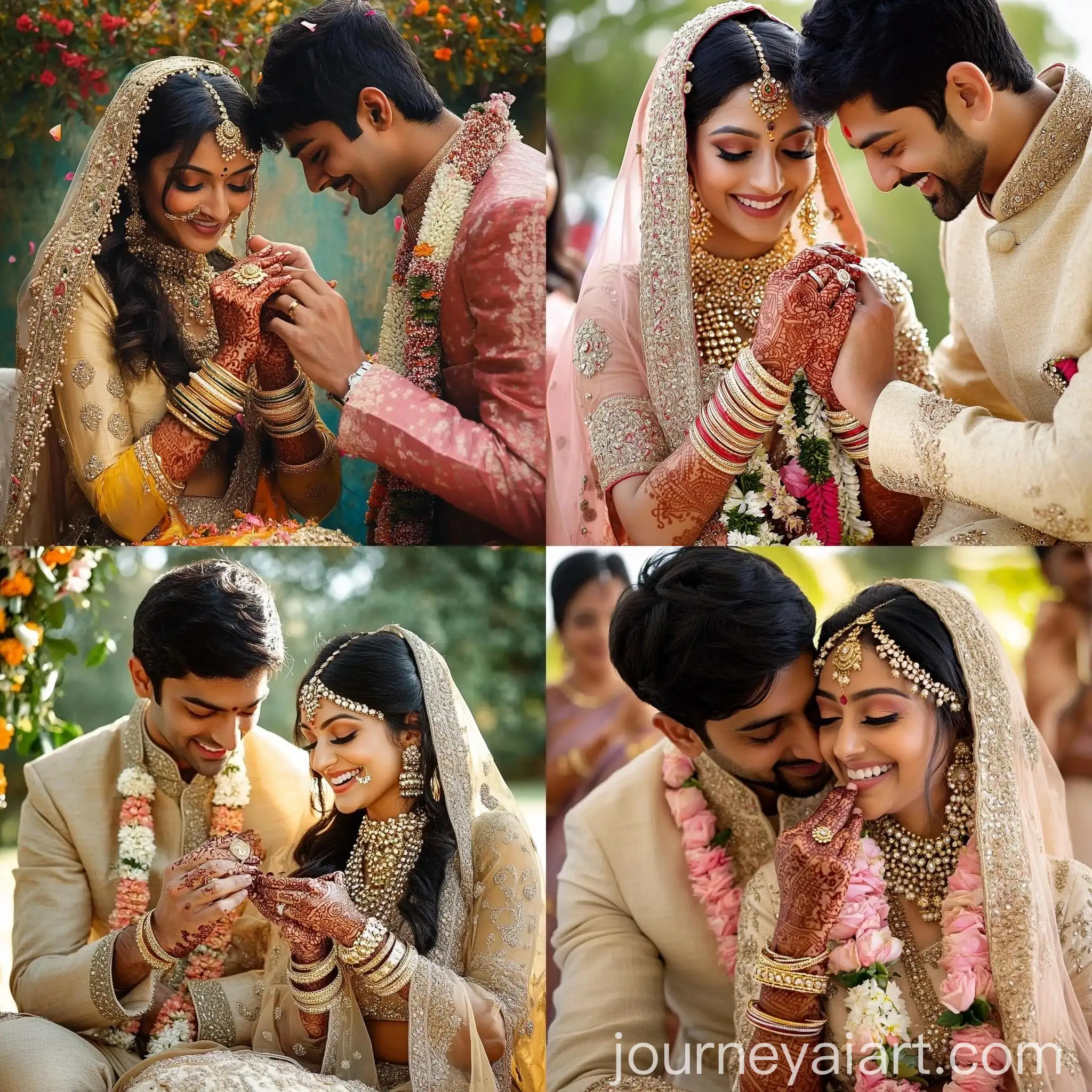 Indian-Couple-Ring-Ceremony