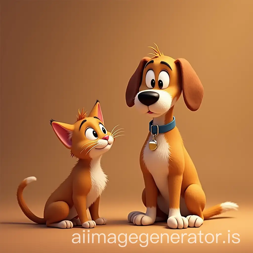 pixar cat and dog