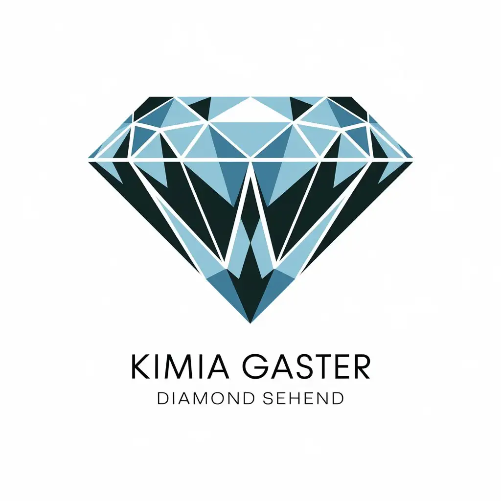 LOGO-Design-For-Kimia-Gaster-Diamond-Sehend-Clear-Background-with-Complex-Company-Symbol