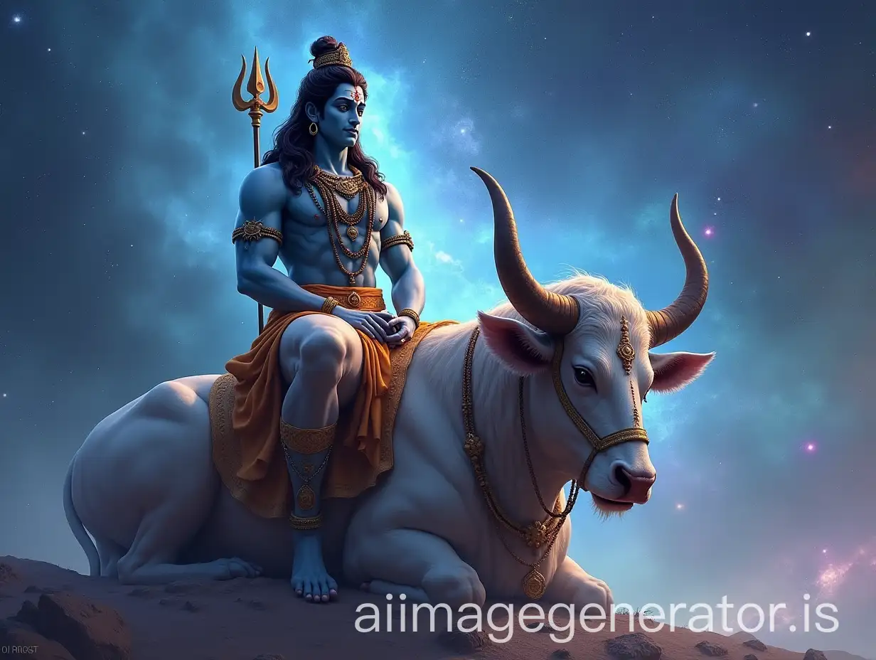 Lord-Shiva-Seated-on-Nandi-in-a-Cosmic-Nebula-with-Divine-Majesty