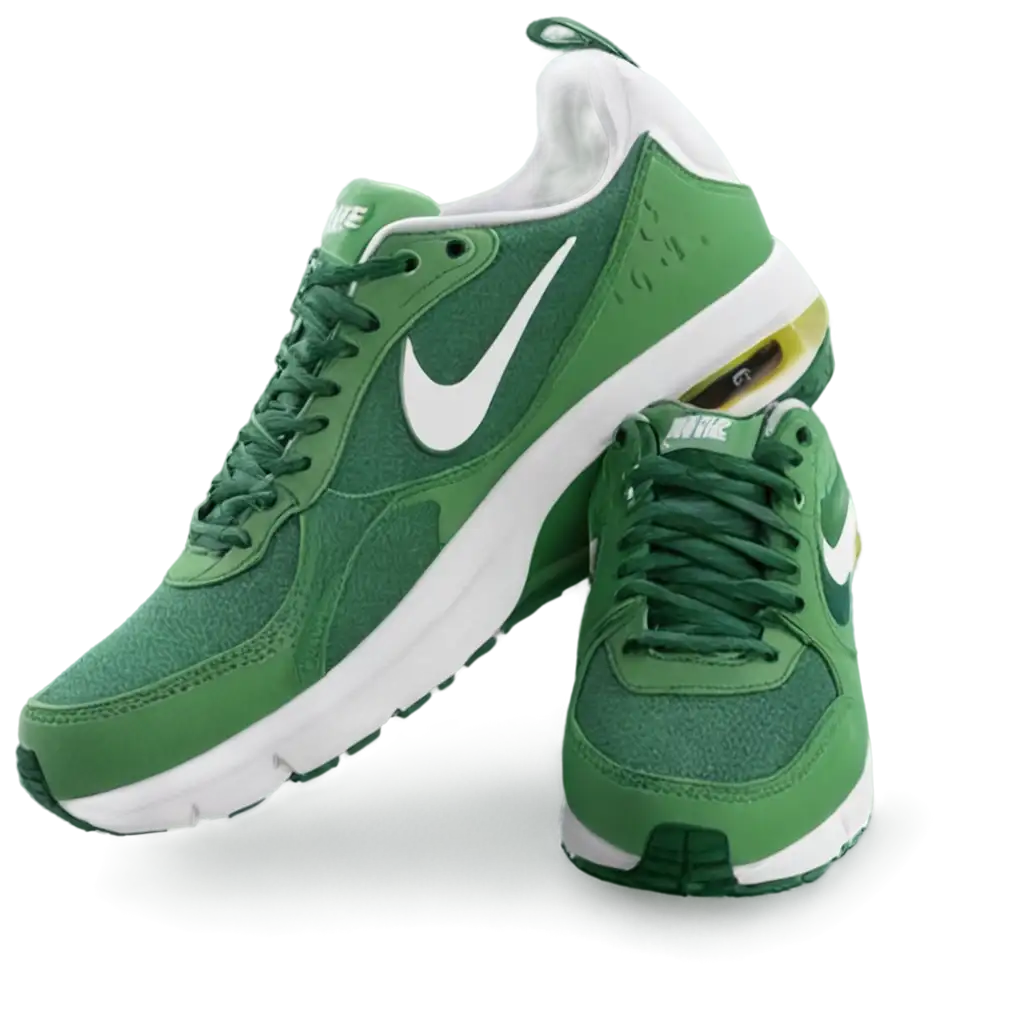 Nike-Air-Max-Shoes-White-and-Green-PNG-Image-for-HighQuality-Visual-Content