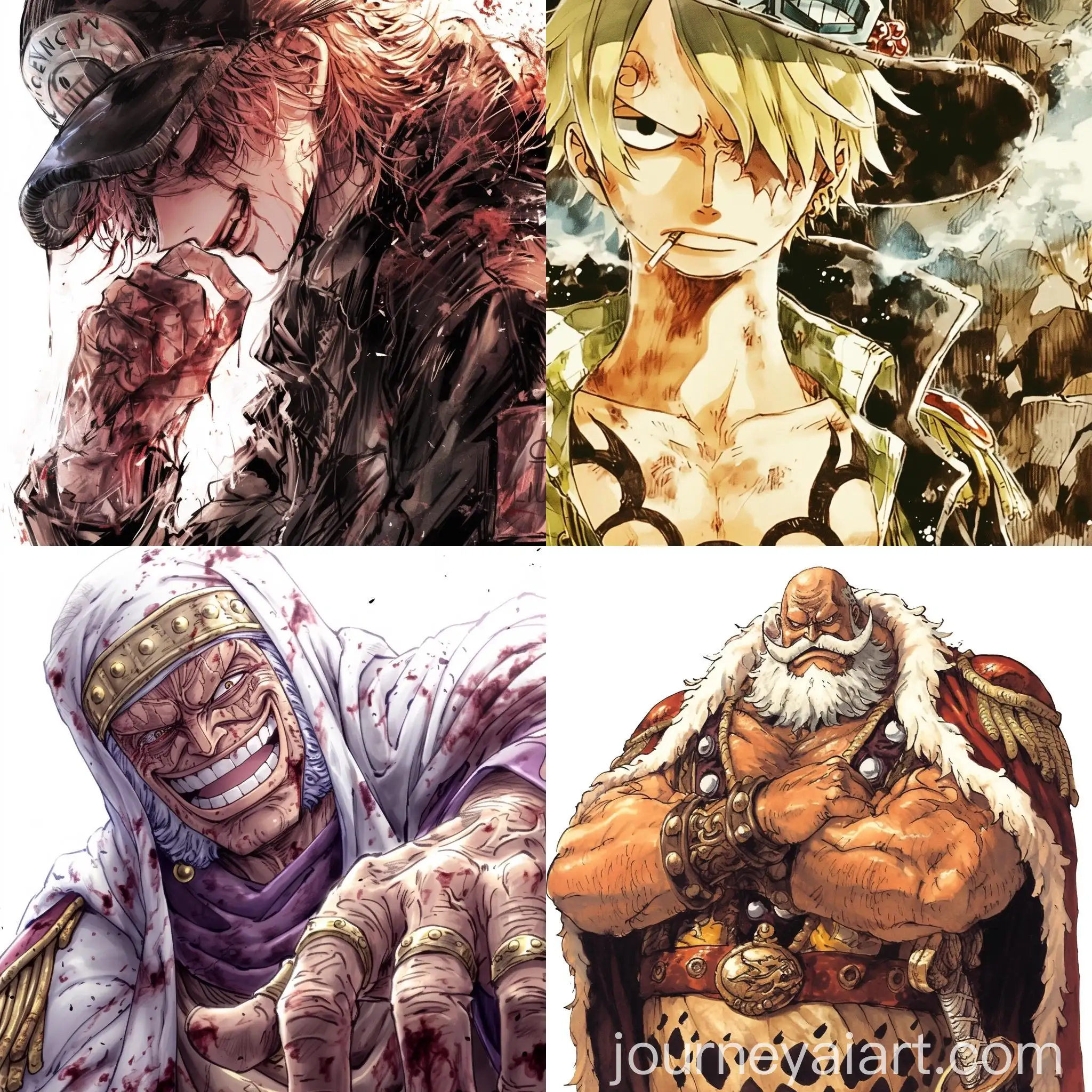 Watercolor-Manga-Character-from-One-Piece-Series
