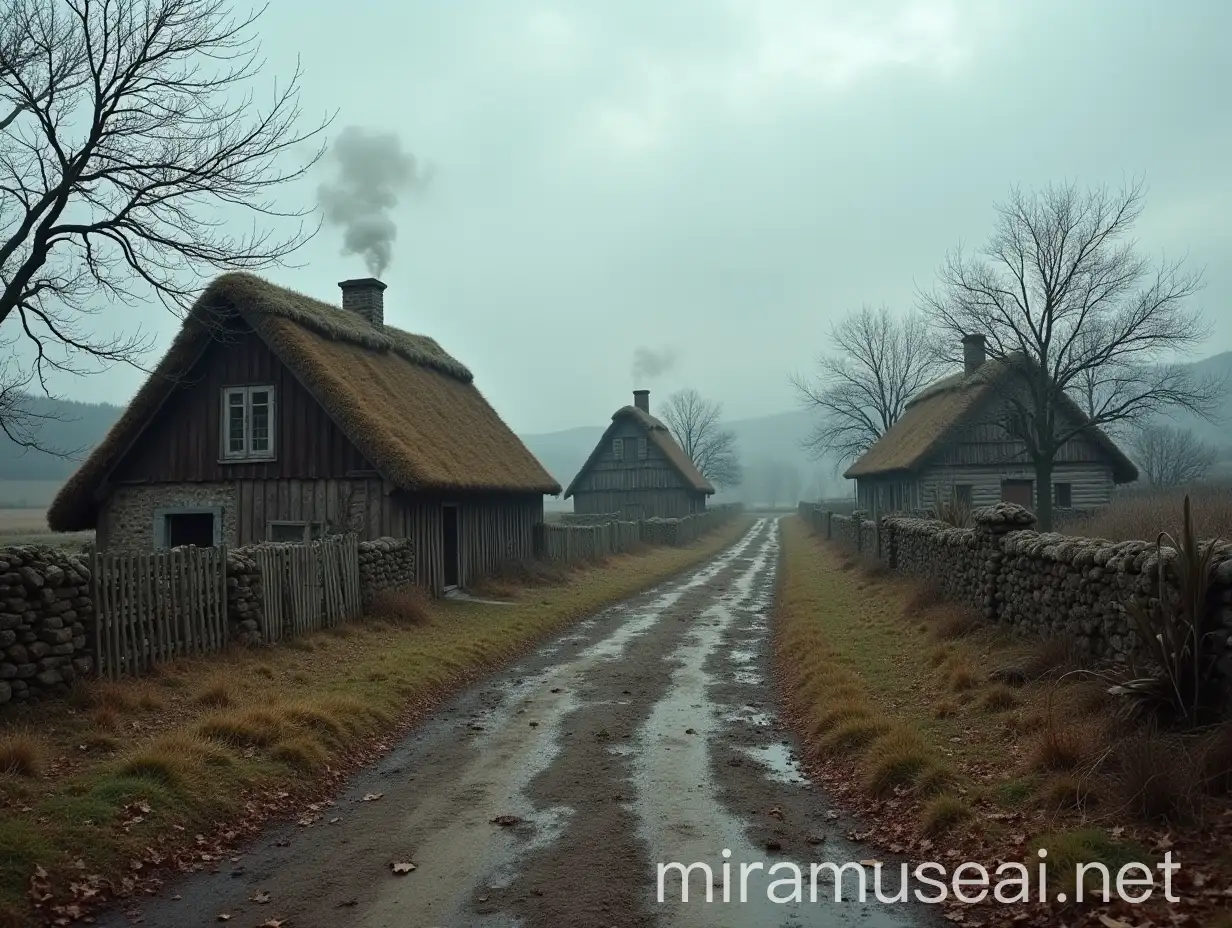 Melancholic Prussian Village Life in 1806