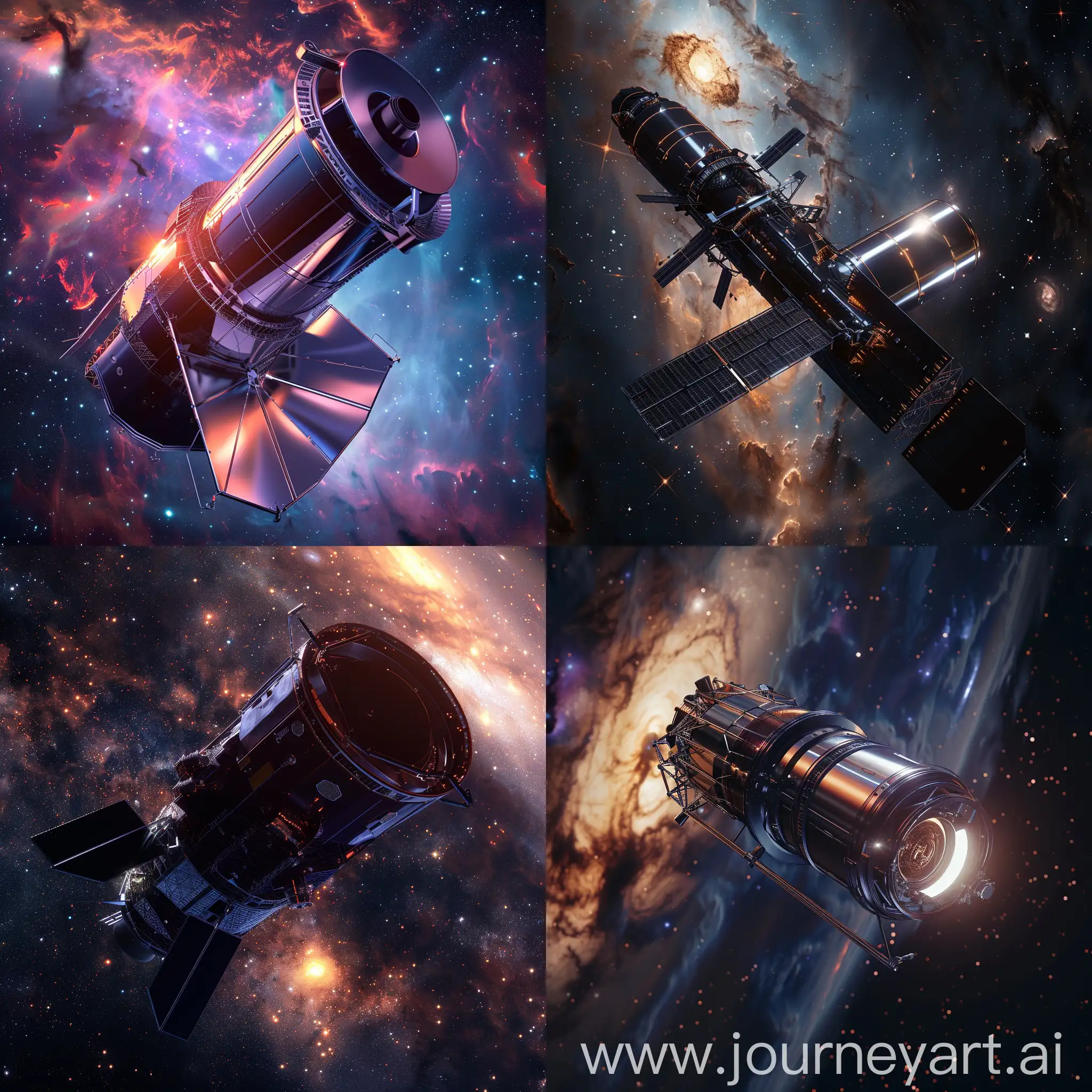 Futuristic-Space-Telescope-Exploring-Cosmic-Infinity