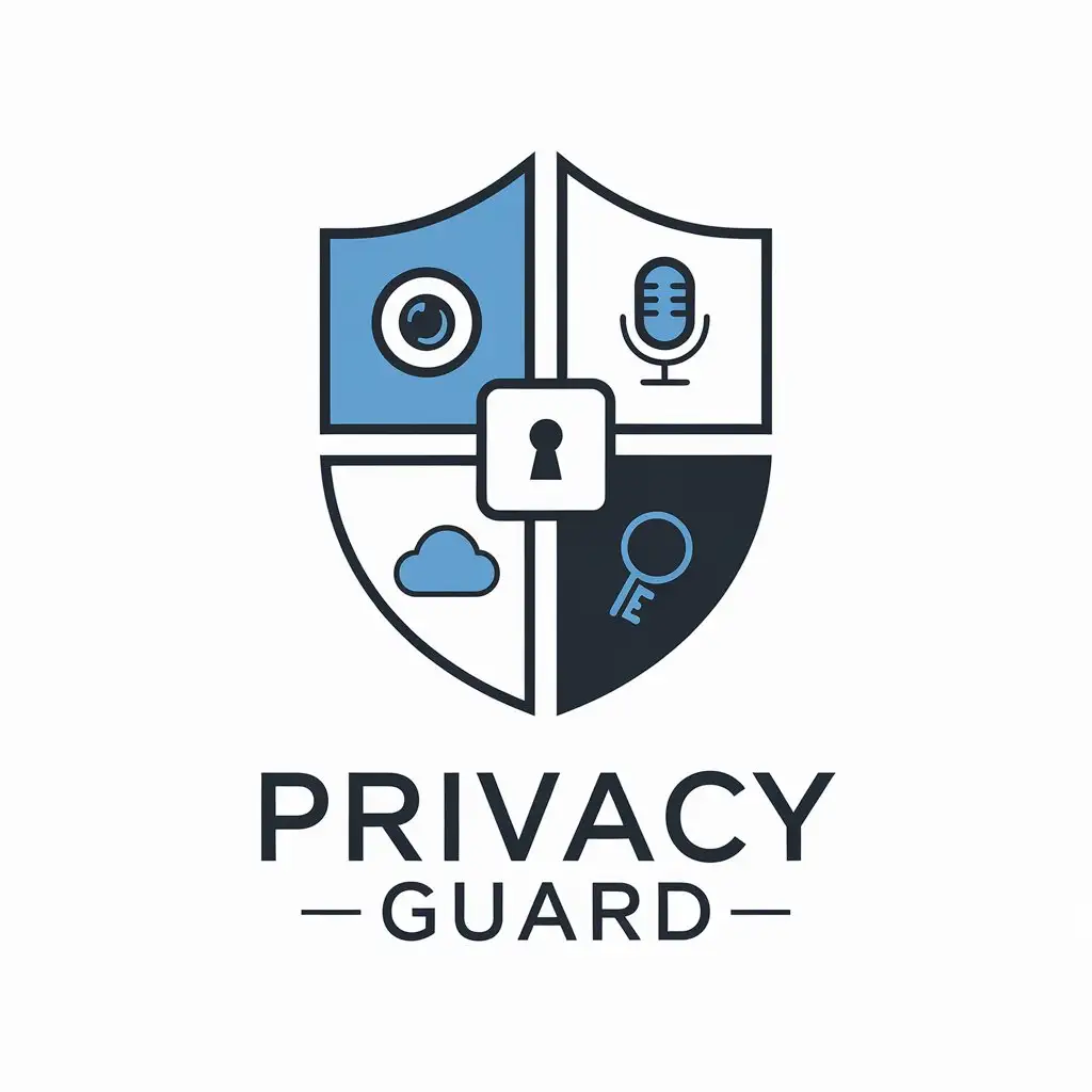 a vector logo design,with the text "privacy guard", main symbol:privacy guard,Moderate,clear background