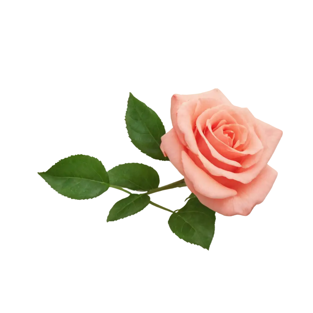 Peach-Color-Rose-Flower-PNG-Image-for-HighQuality-Graphics
