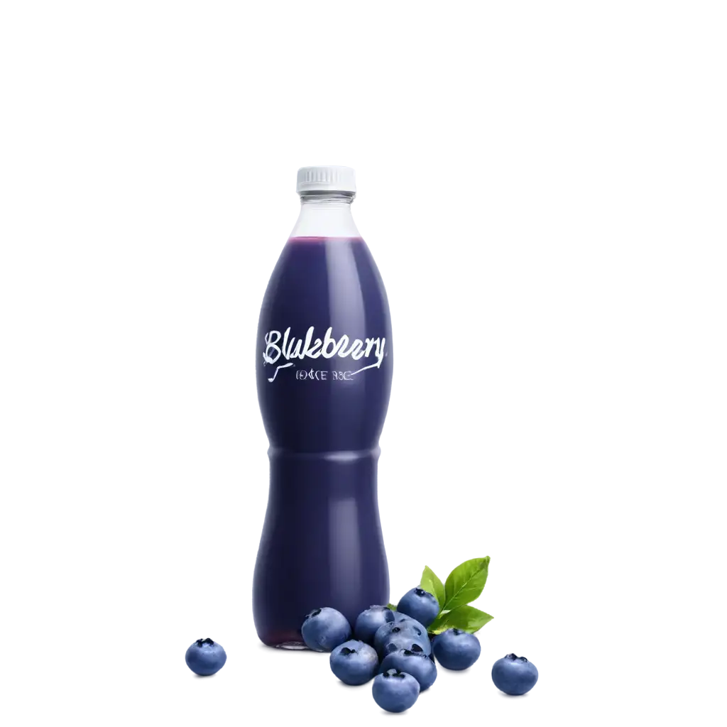 blueberry soft bottle drink