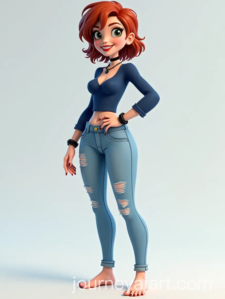 Mary-Jane-Watson-Smiling-in-Casual-Stylish-Outfit-from-SpiderMan-2003-Animated-Series