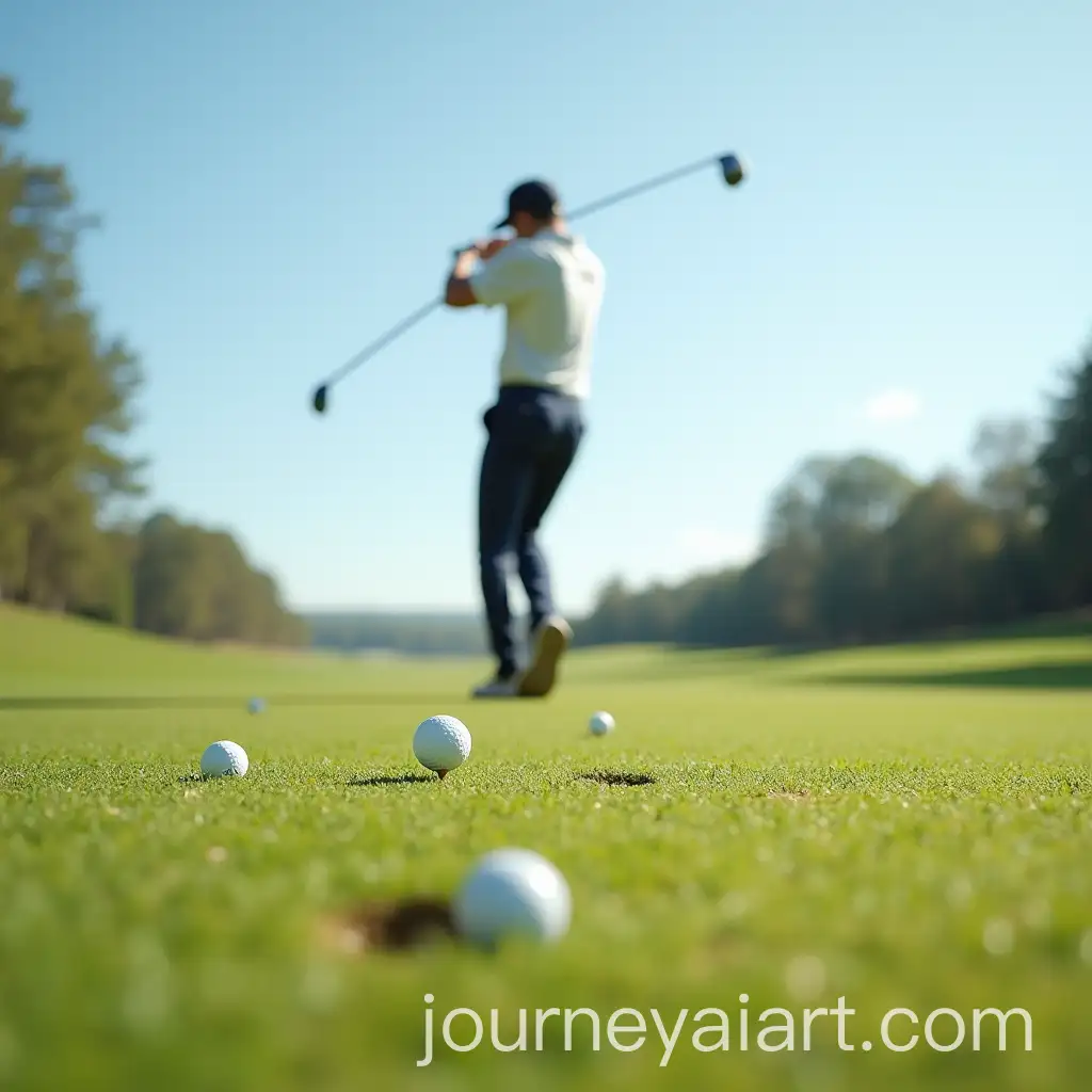 Man-Performing-Golf-Swing-Action-in-Mid-Air