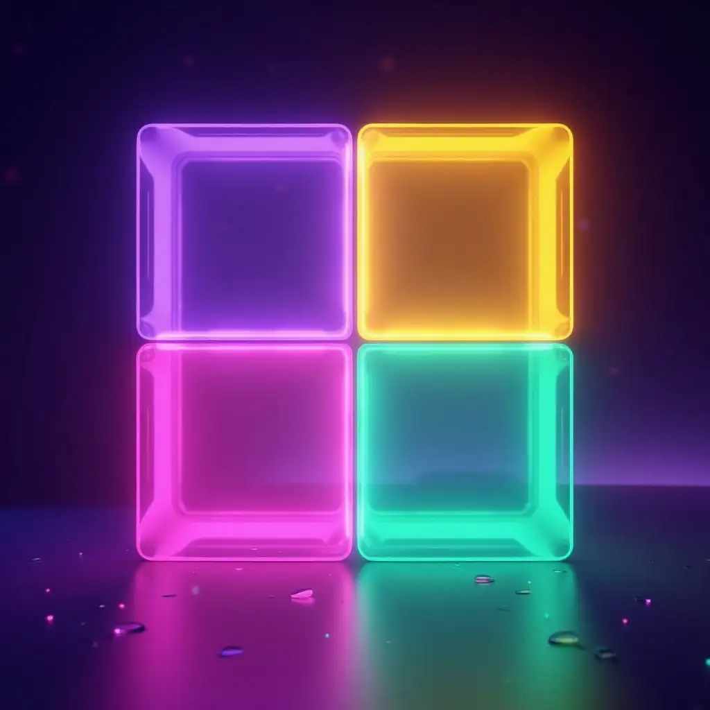 Futuristic-3D-Game-Interface-with-Vibrant-Glass-Panel-and-Cosmic-Glow