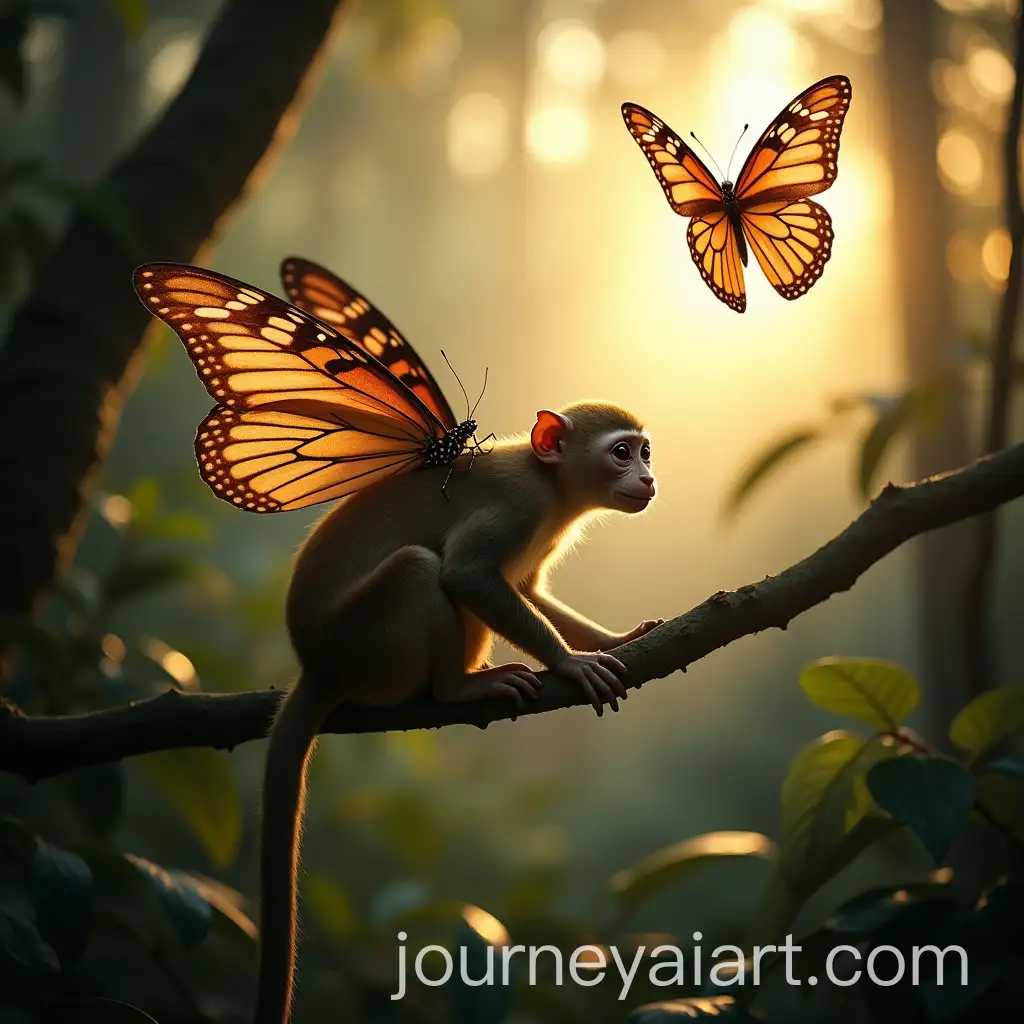 Winged-Monkey-and-Butterfly-Transformation-in-Tropical-Rainforest