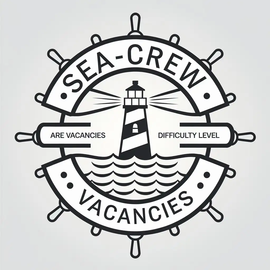 LOGO Design For SeaCrew Light House Theme with Clear Background