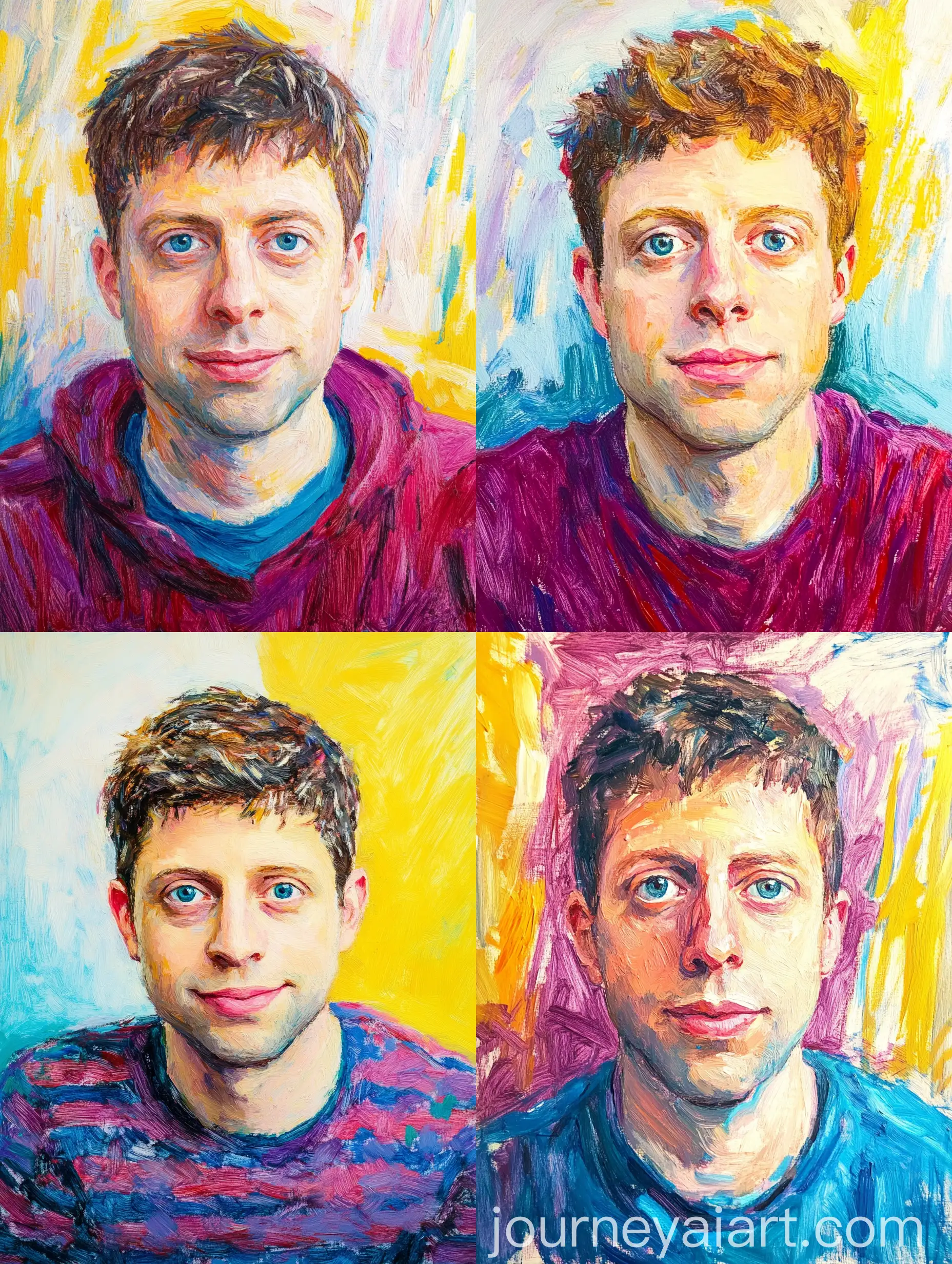 Visionary-Tech-Innovator-Sam-Altman-in-Vibrant-Impressionist-Style