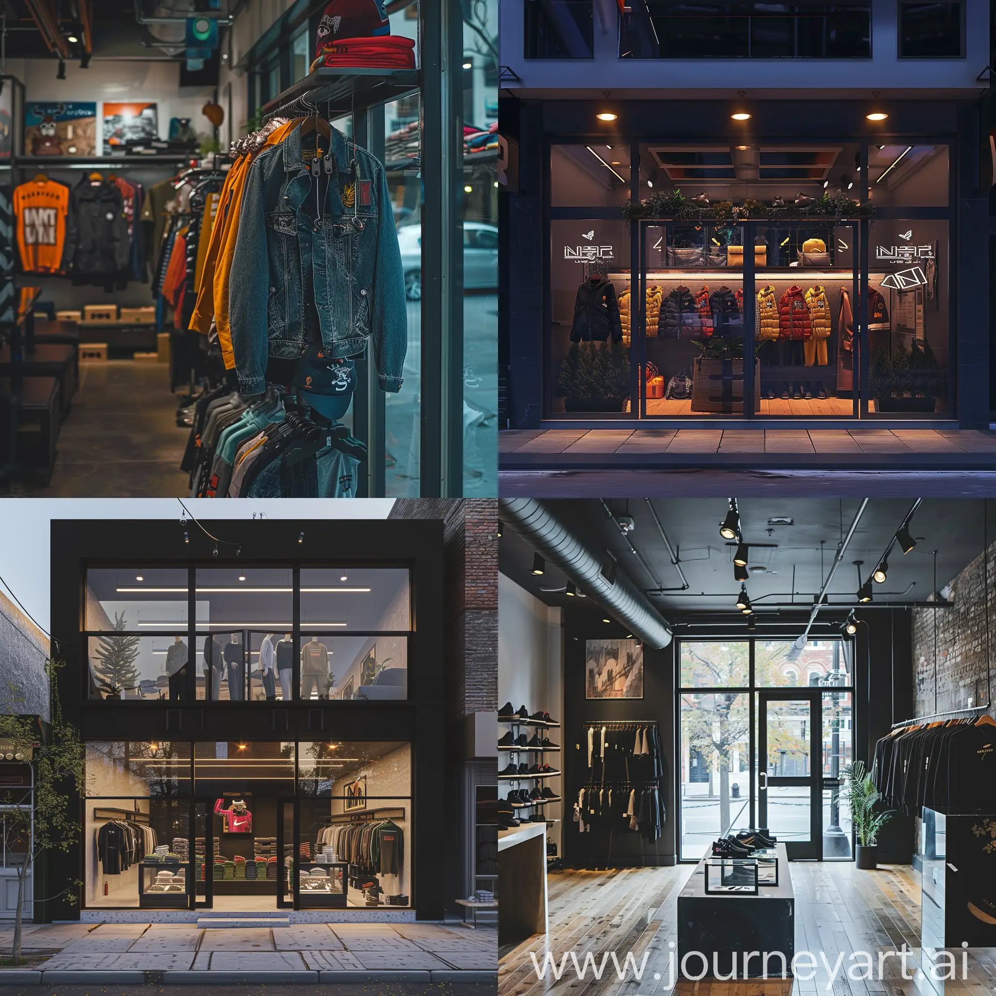 Urban-Mens-Streetwear-Clothing-Store-on-City-Block