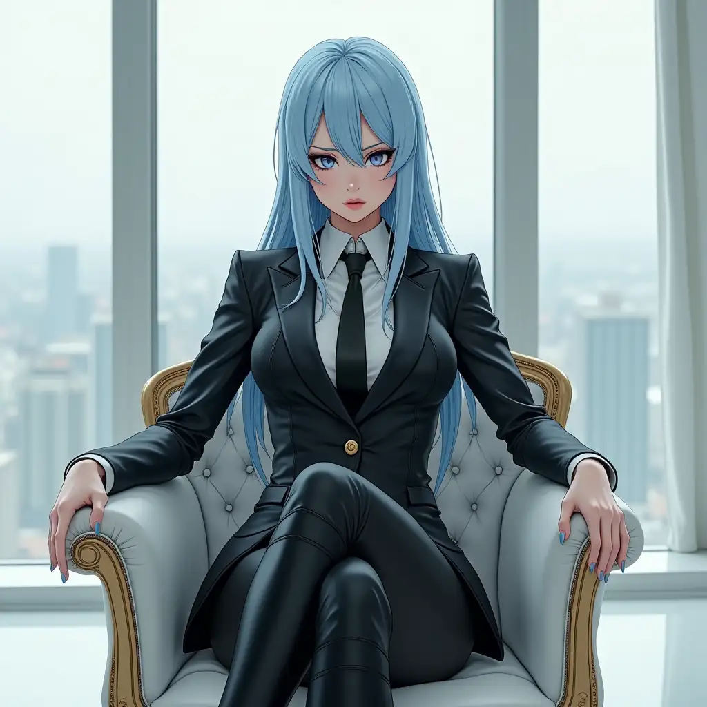 Executive-Businesswoman-Esdeath-in-Luxury-Office