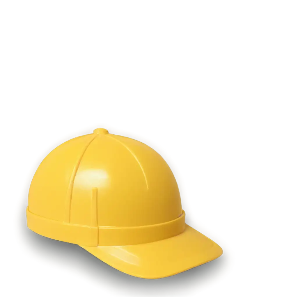 Yellow-Engineering-Safety-Cap-PNG-Image-HighQuality-Transparent-Background-for-Versatile-Use