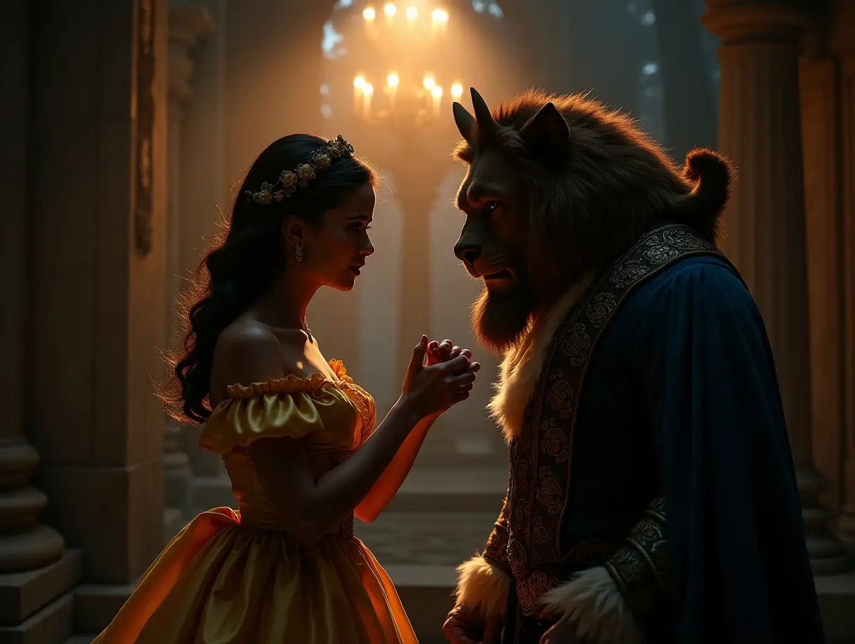 Photo of Beauty and the Beast film on Sirui Nightwalker 24mm T1.2 lens