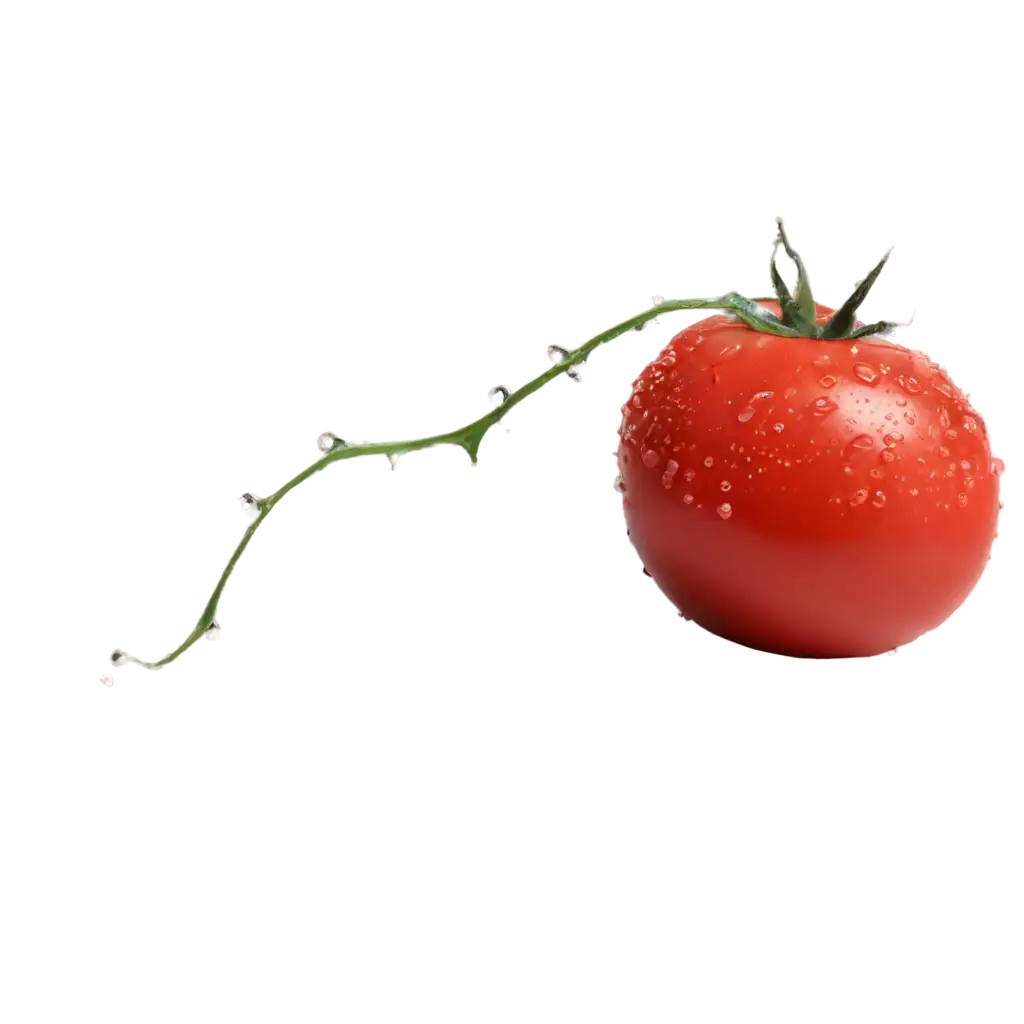 HighQuality-PNG-Image-of-a-Tomato-with-Dew-Drops-for-Clear-and-Crisp-Visuals