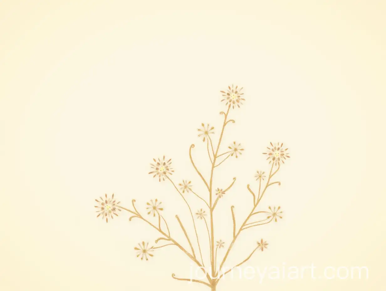 Delicate-Watercolor-Flowers-with-Ethereal-Shimmer-on-Warm-Beige-Background