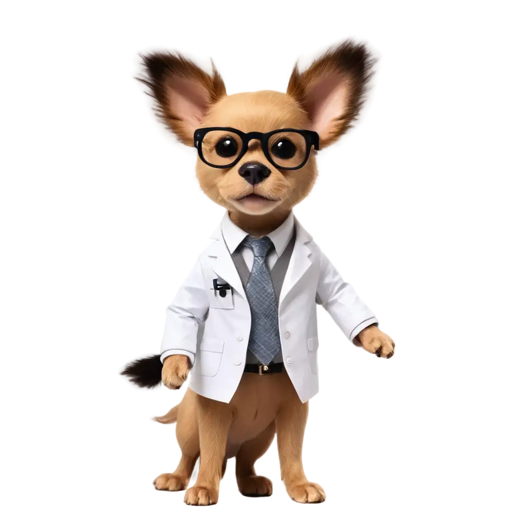 Scientists-Dog-PNG-Image-Creative-Concept-for-AI-Art