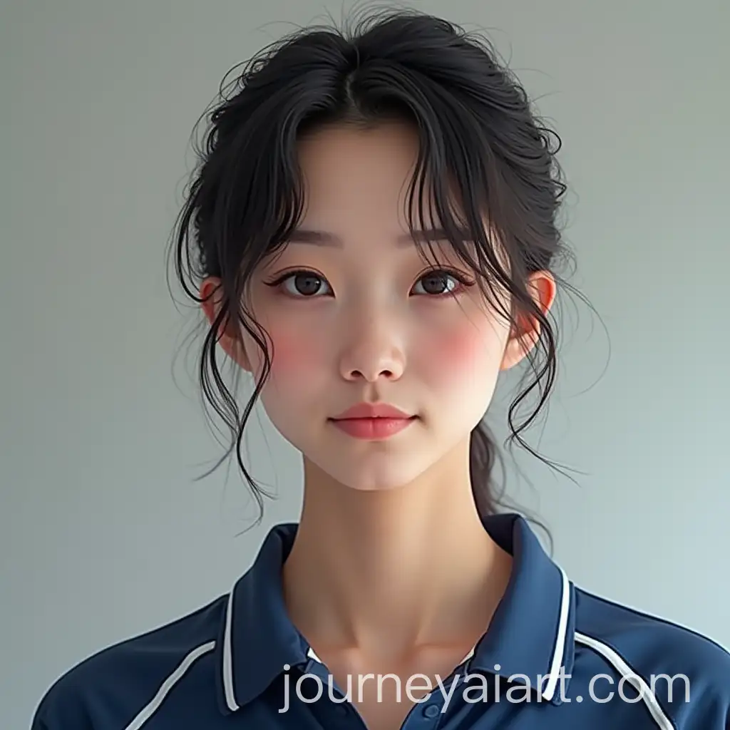 Asian-Male-Athlete-in-Mizuno-Apparel-Playing-Badminton