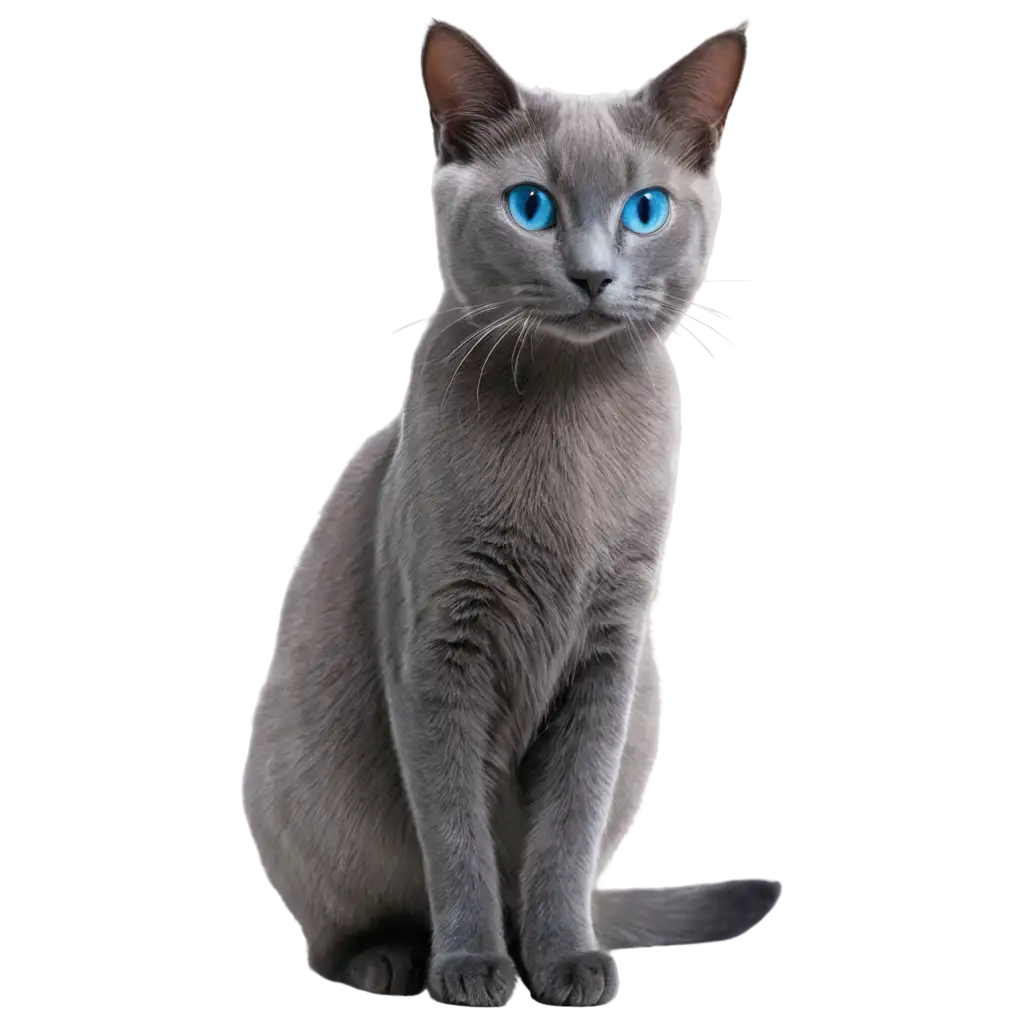 Blue-Beautiful-Cat-PNG-Image-High-Quality-and-Versatile-Digital-Art