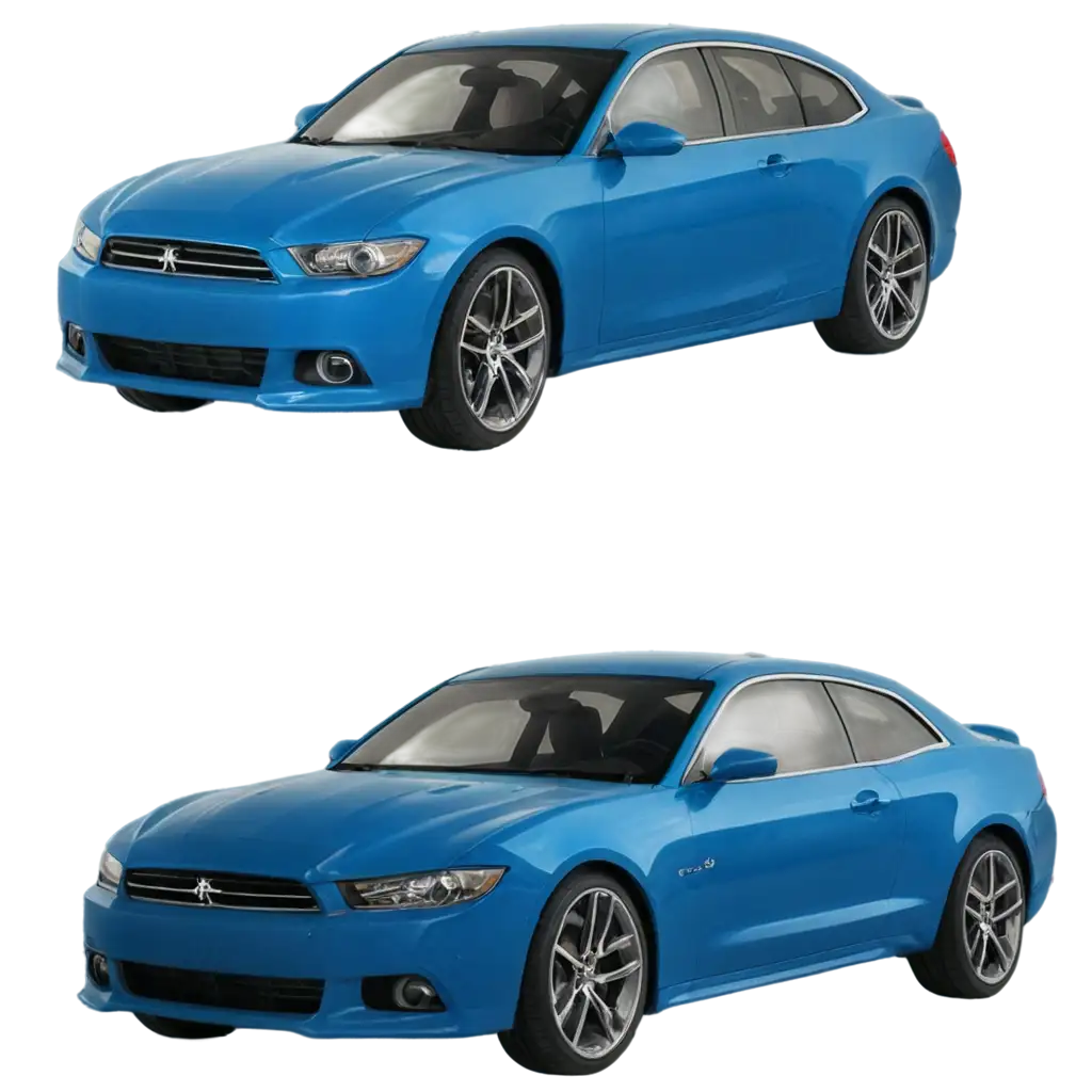 Blue car