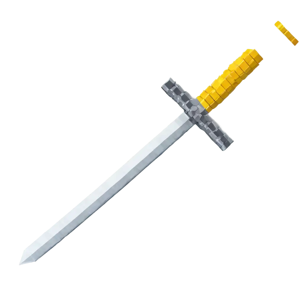 HighQuality-Pixel-Sword-PNG-with-Yellow-Grip-for-Creative-Projects