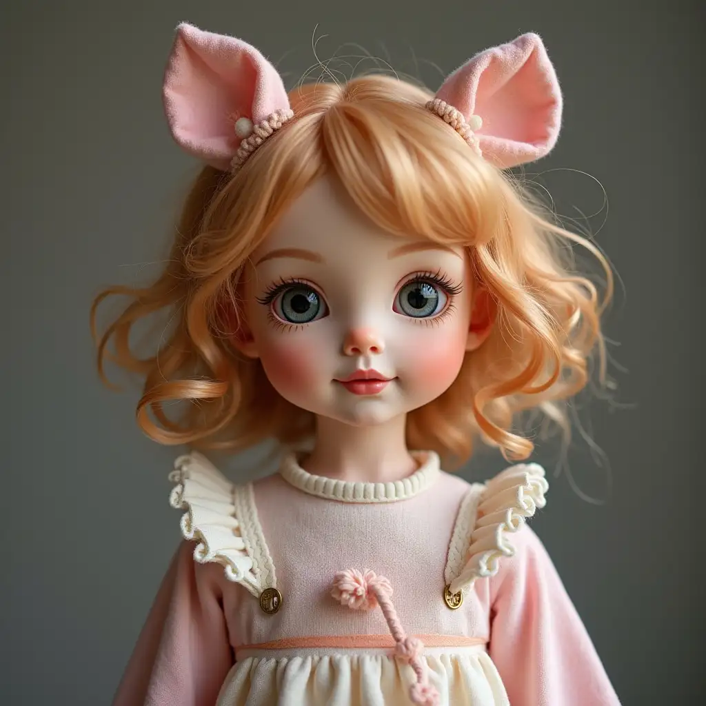 Pretty doll with ears