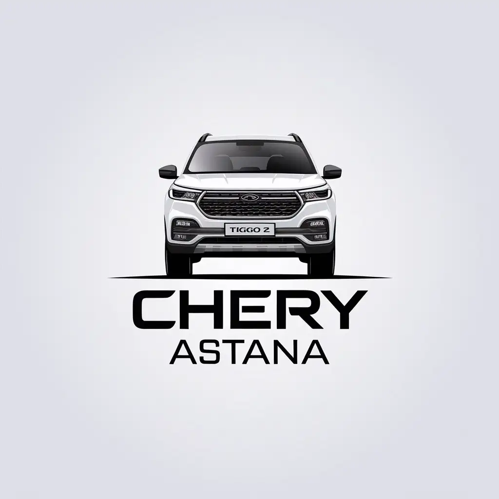 LOGO Design for Chery Astana Minimalistic Tiggo 2 PRO Vector Logo for Automotive Industry