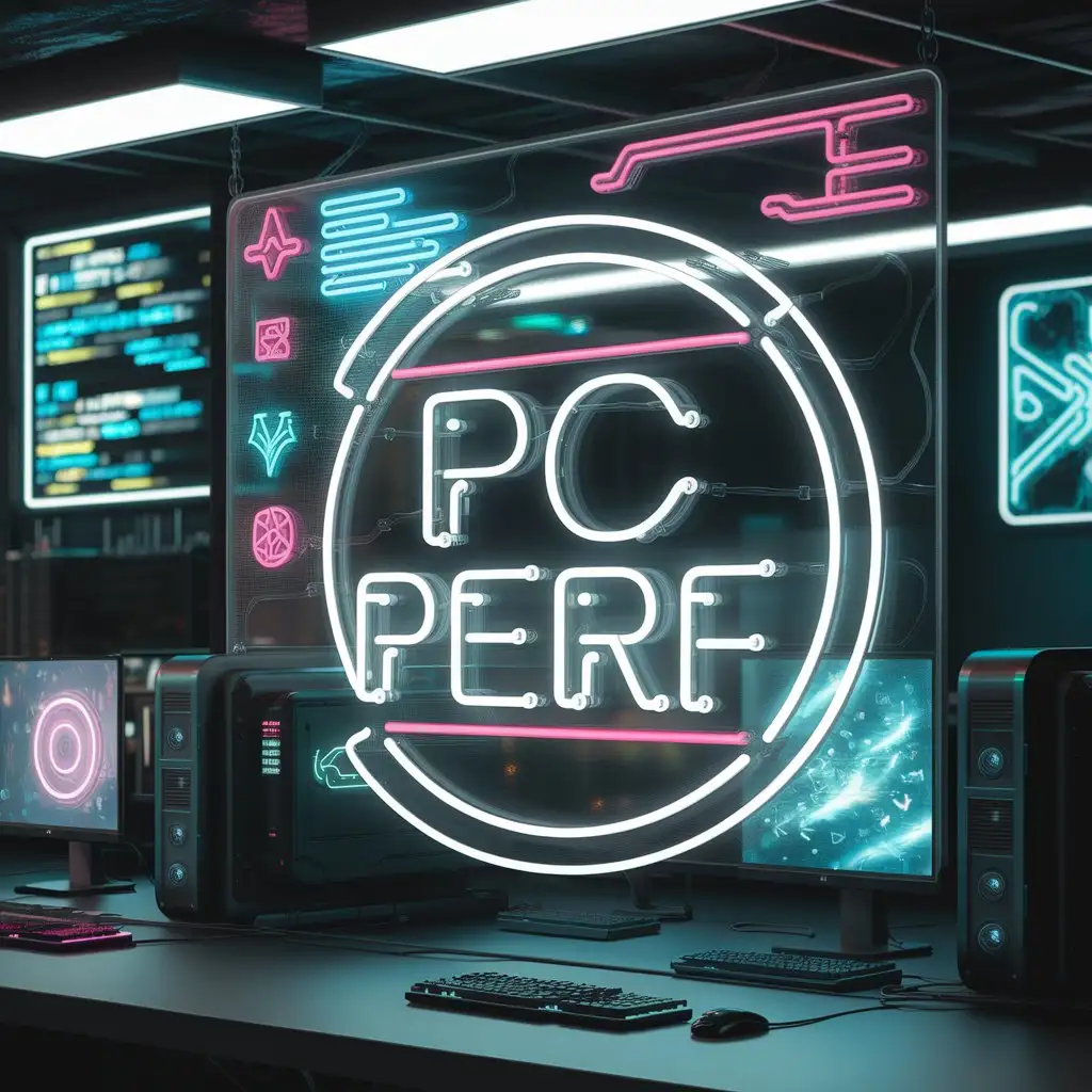 "pc perf" button neon twitch gamer logo без надписи twitch gamer cyberpunk