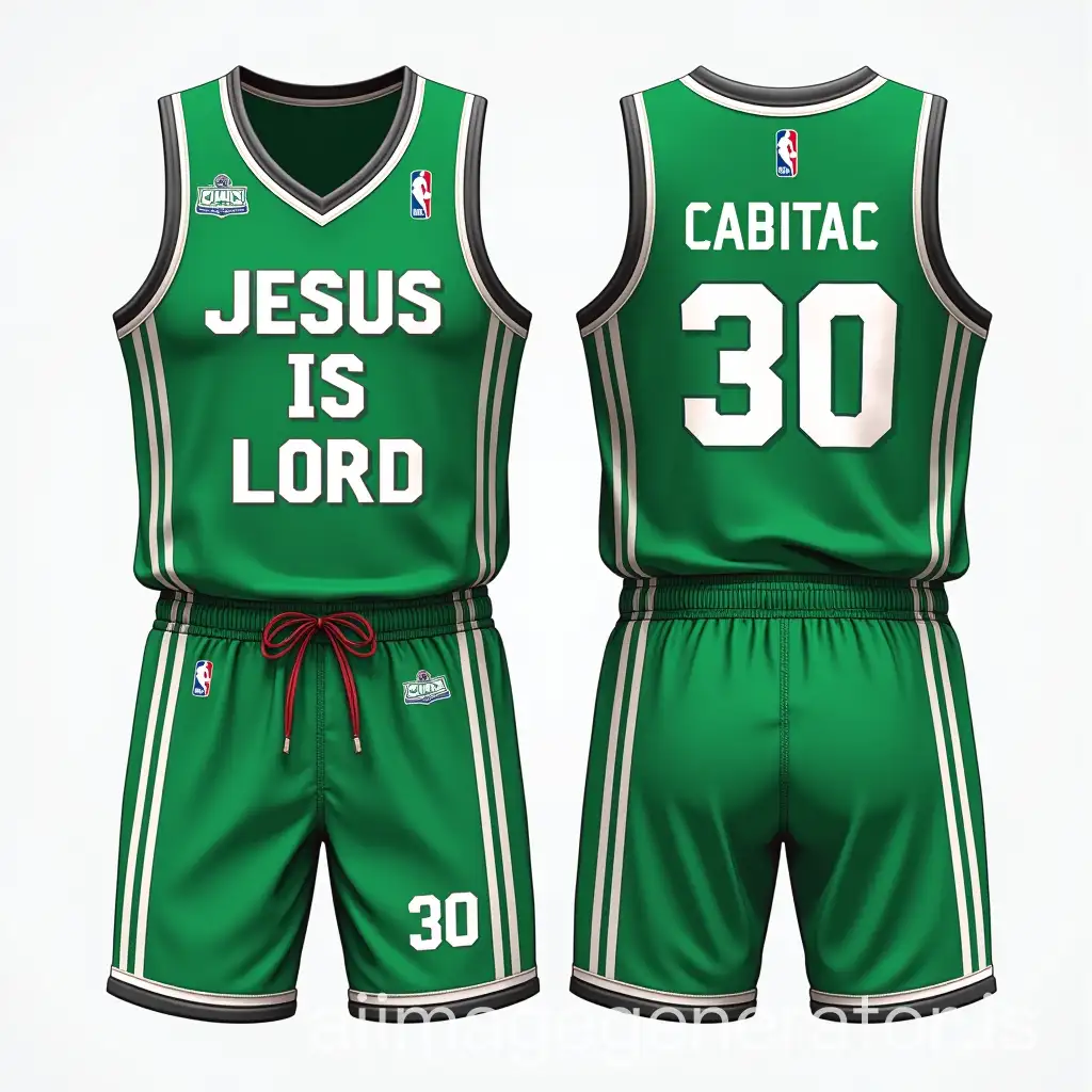 Basketball-Jersey-Design-with-Green-and-White-Colors-for-Team-Abrahams-Jesus-Is-Lord